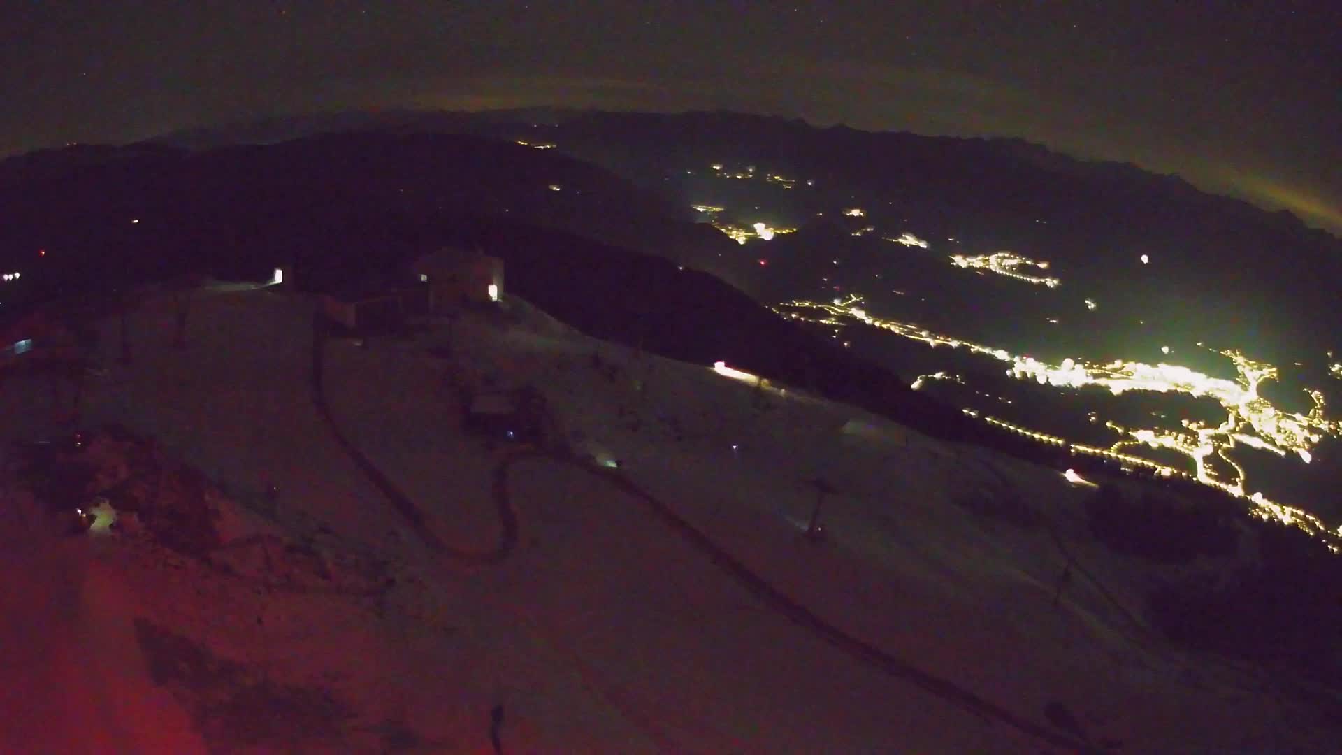 Kronplatz peak Ski resort | view to Bruneck