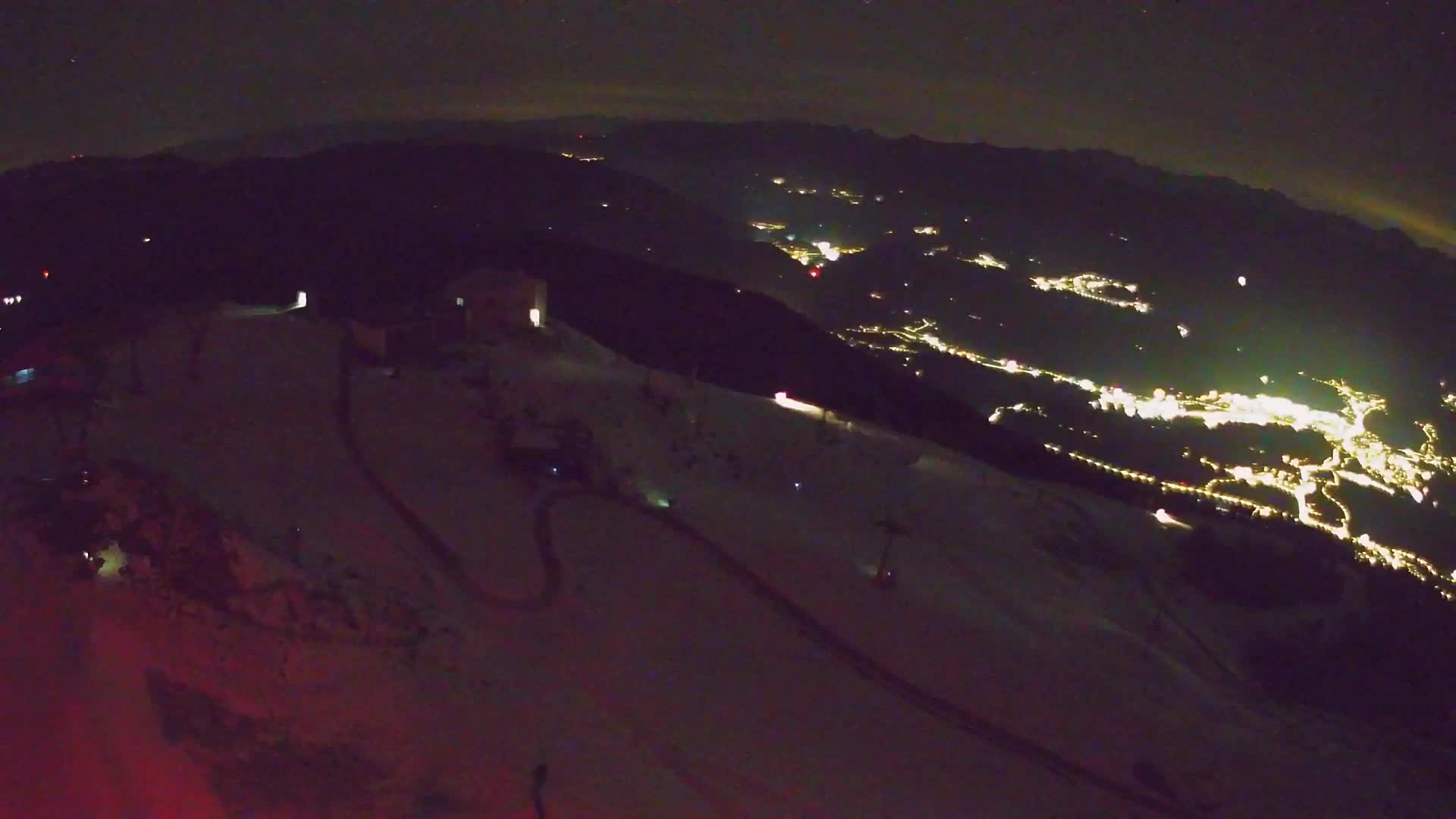 Skigebiet Kronplatz Gipfel | Blick auf Bruneck