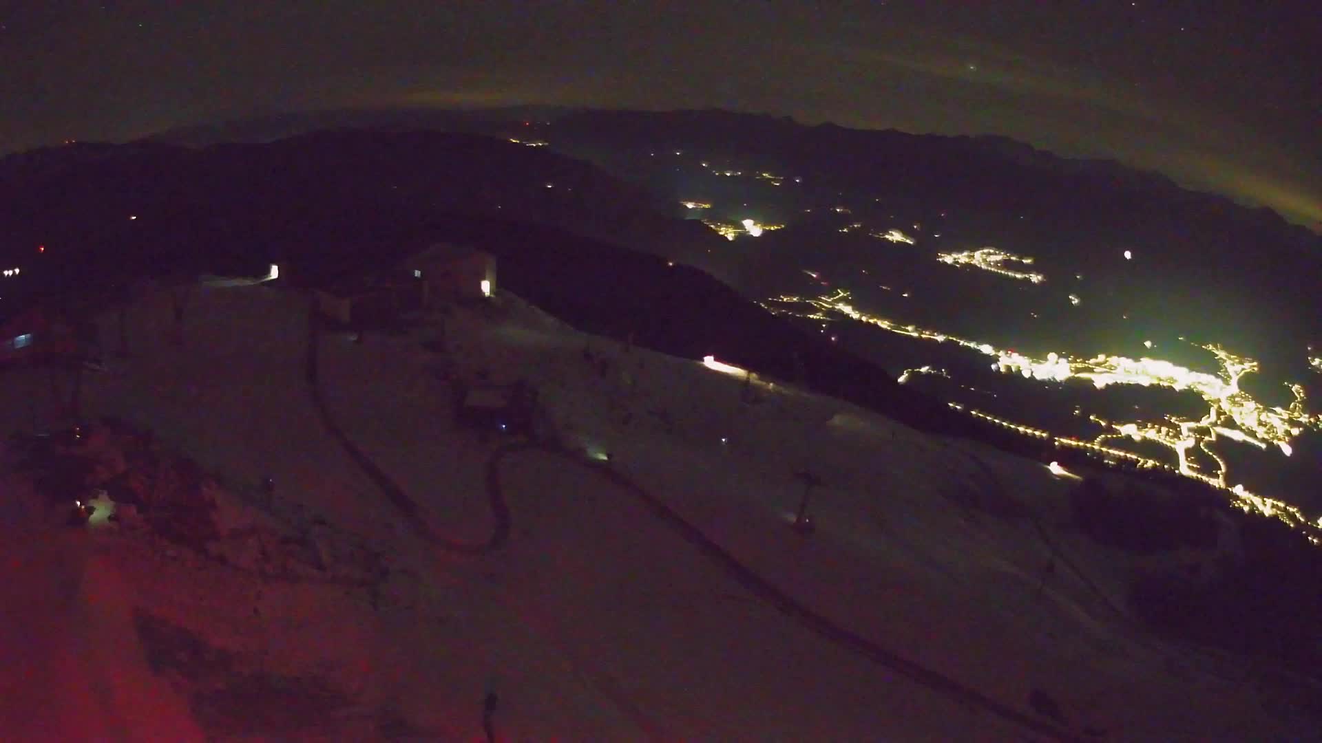 Skigebiet Kronplatz Gipfel | Blick auf Bruneck