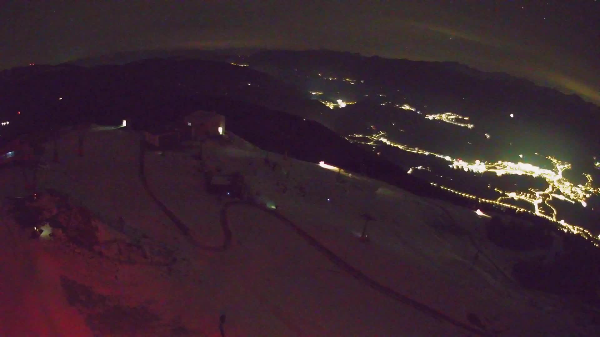 Kronplatz peak Ski resort | view to Bruneck