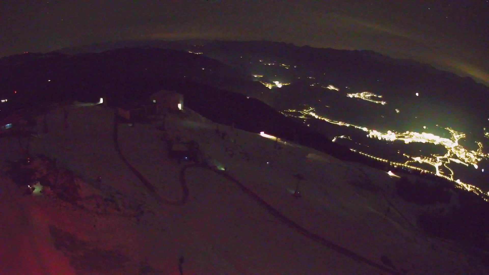Skigebiet Kronplatz Gipfel | Blick auf Bruneck