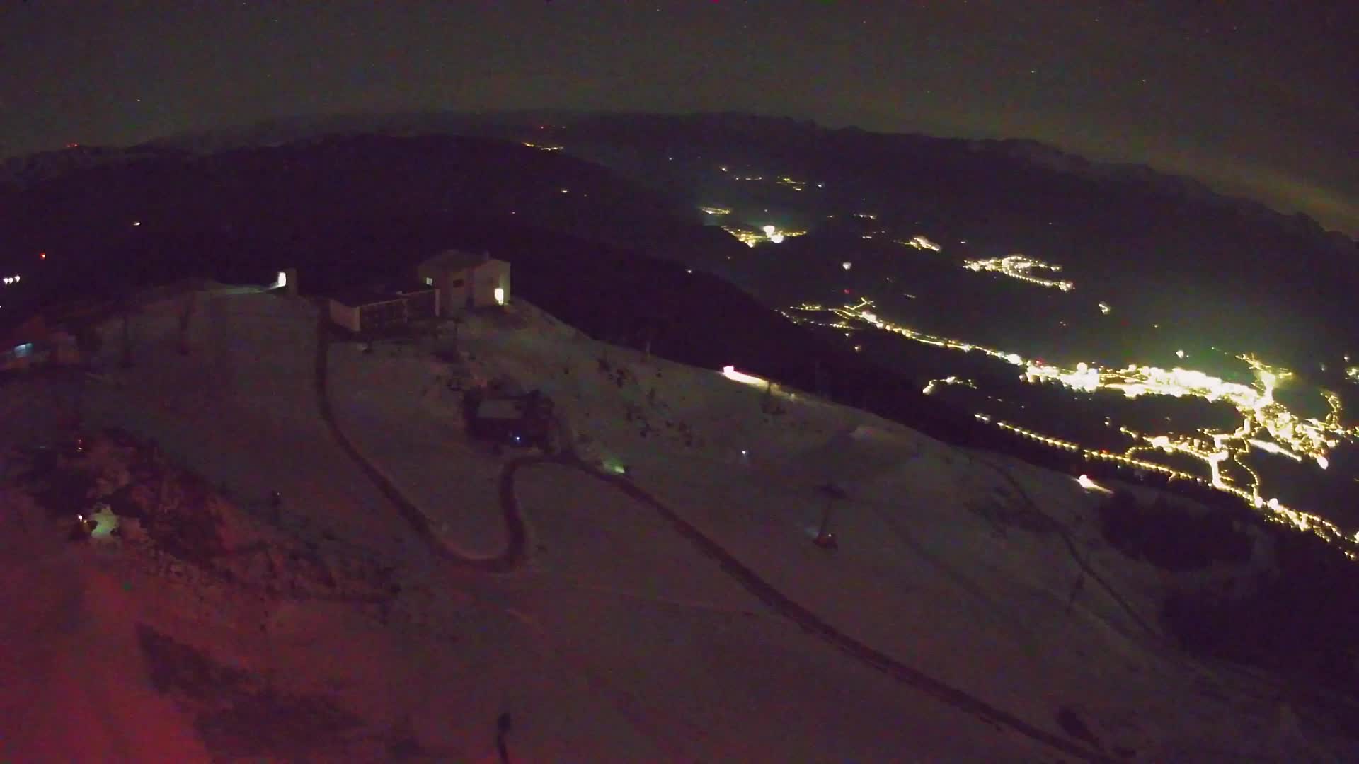 Kronplatz peak Ski resort | view to Bruneck