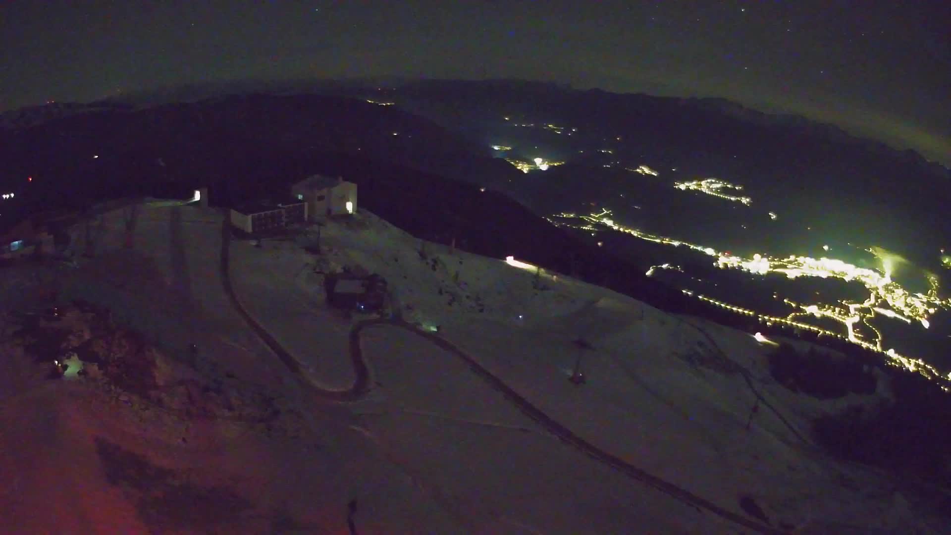 Station de ski Kronplatz sommet | vue sur Brunico
