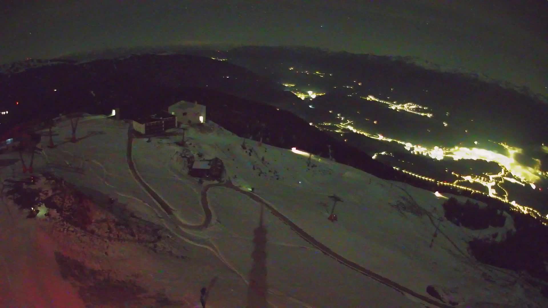 Skigebiet Kronplatz Gipfel | Blick auf Bruneck