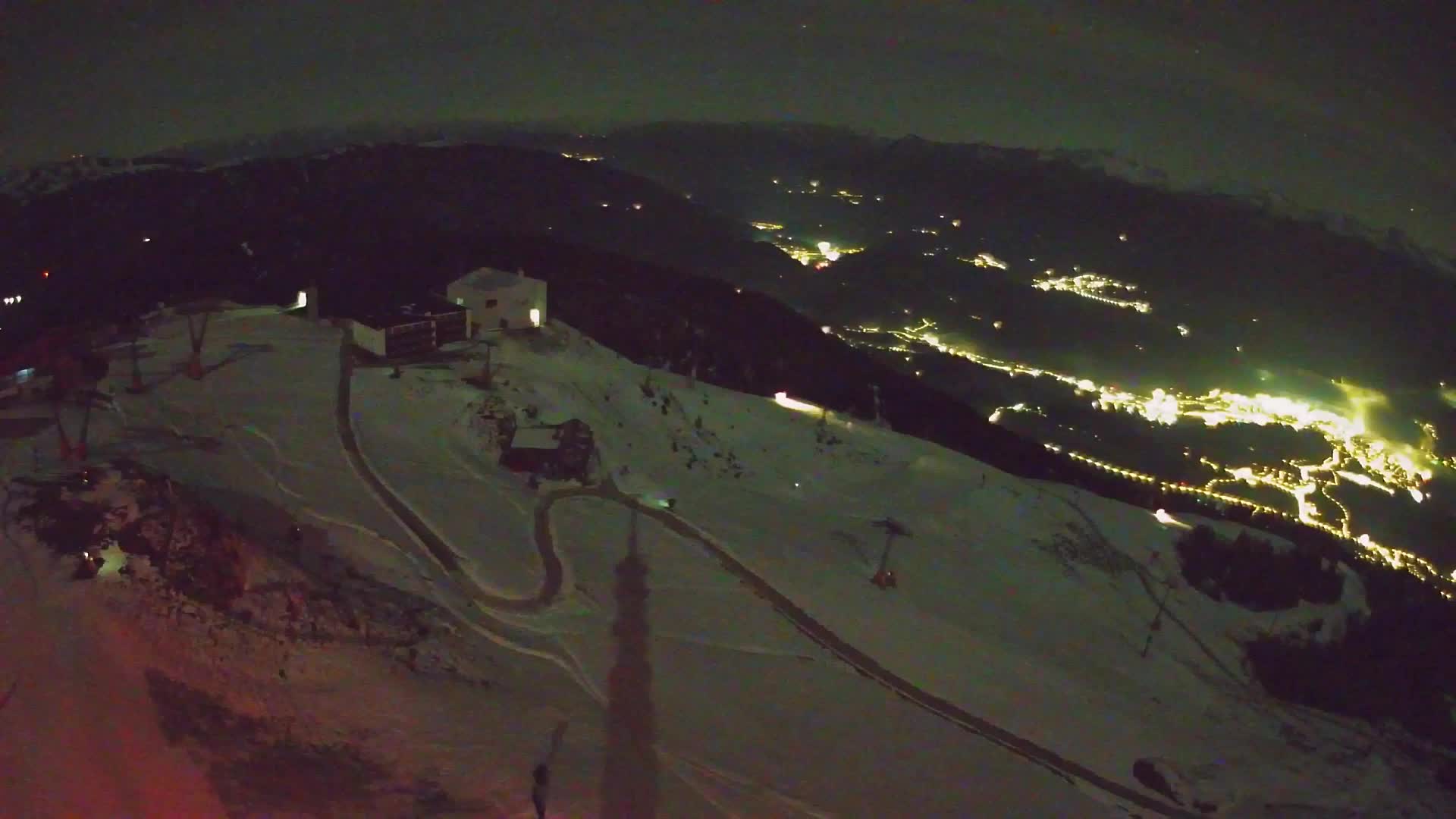 Skigebiet Kronplatz Gipfel | Blick auf Bruneck
