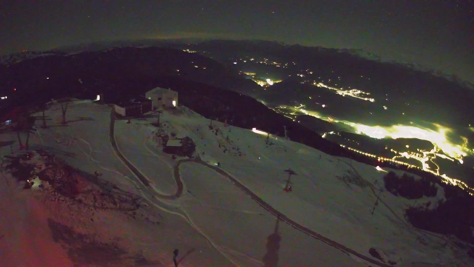 Skigebiet Kronplatz Gipfel | Blick auf Bruneck