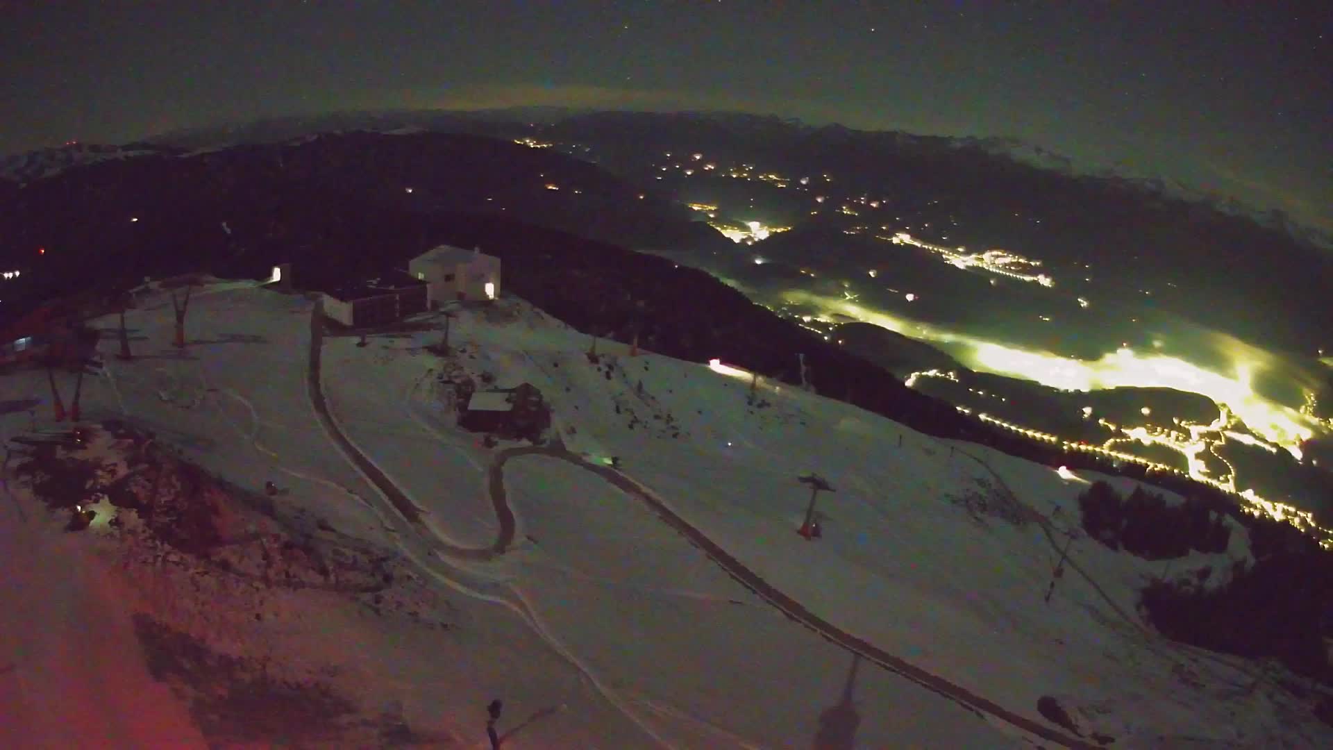 Kronplatz peak Ski resort | view to Bruneck