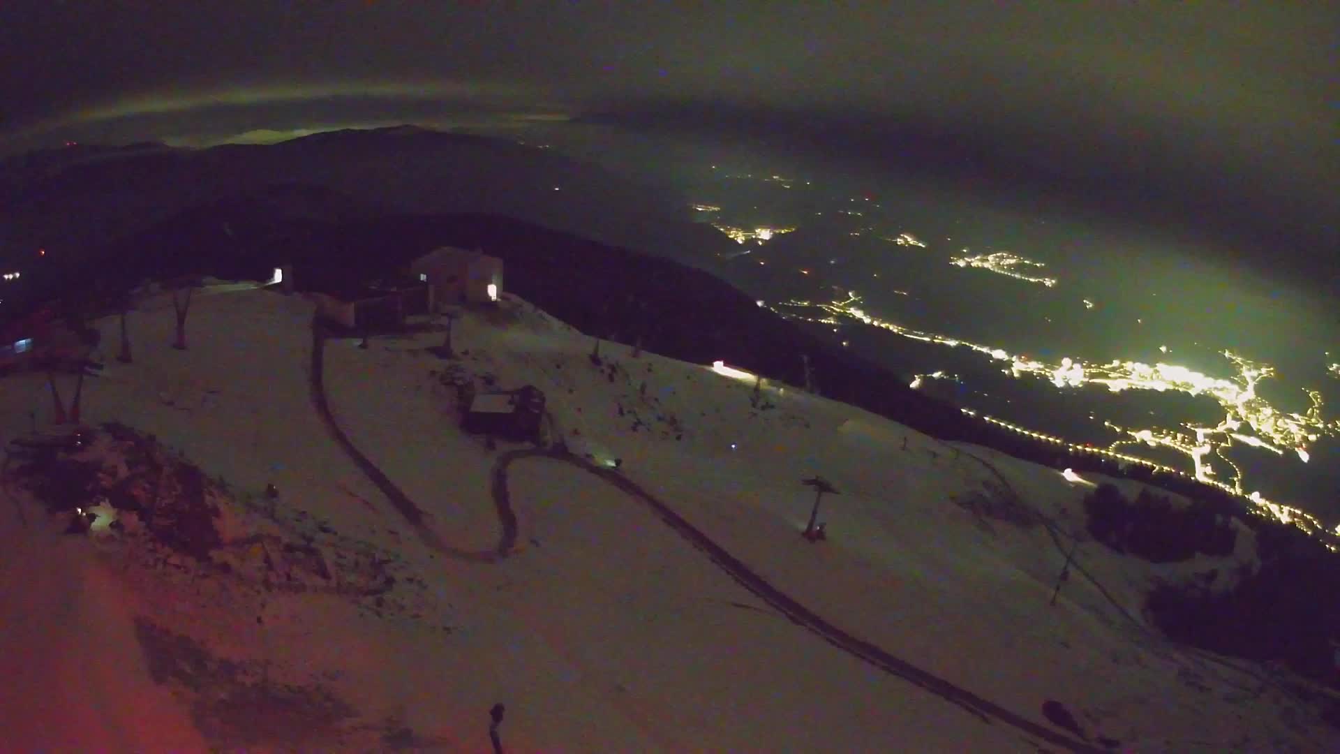 Skigebiet Kronplatz Gipfel | Blick auf Bruneck