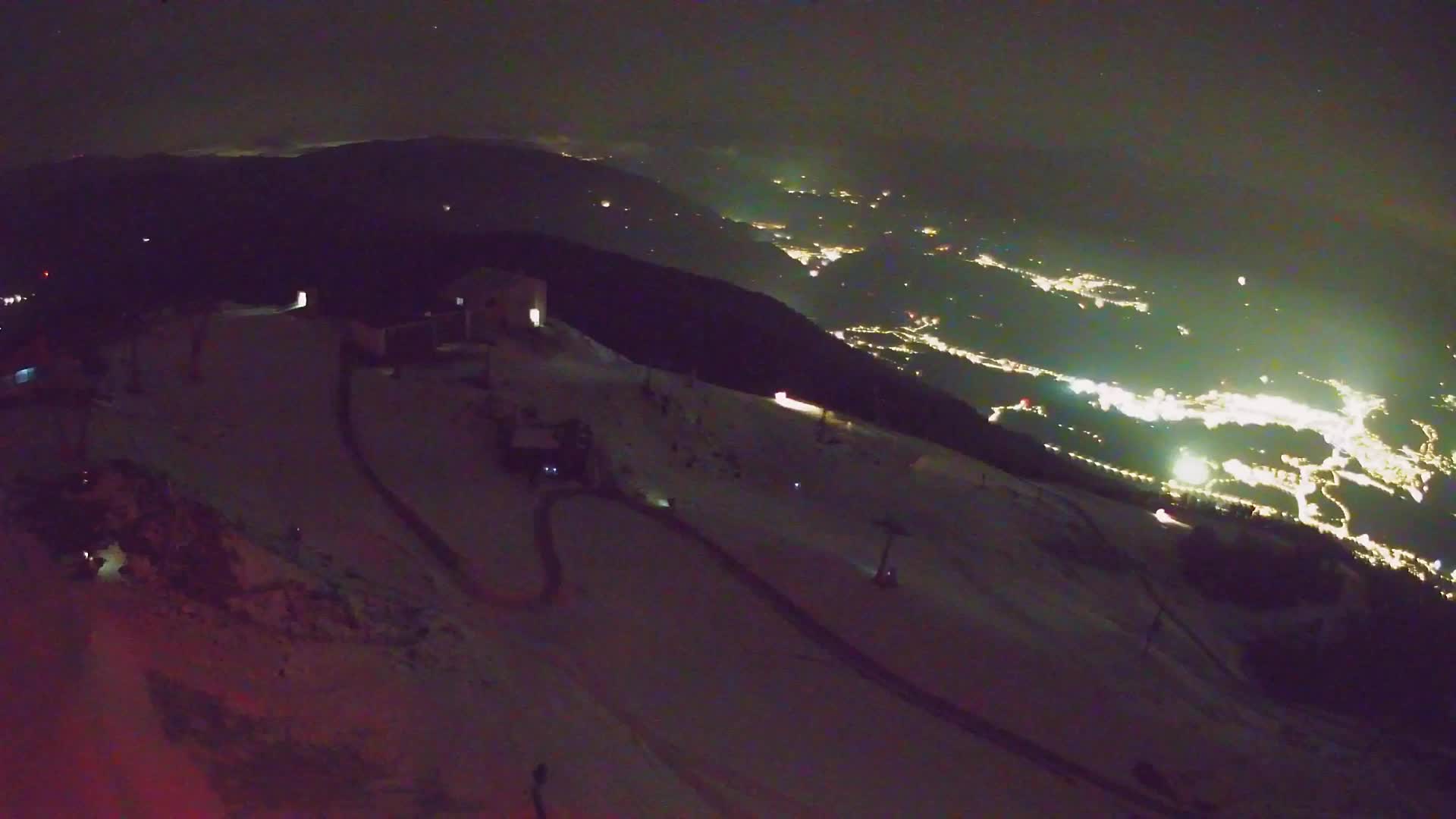 Station de ski Kronplatz sommet | vue sur Brunico