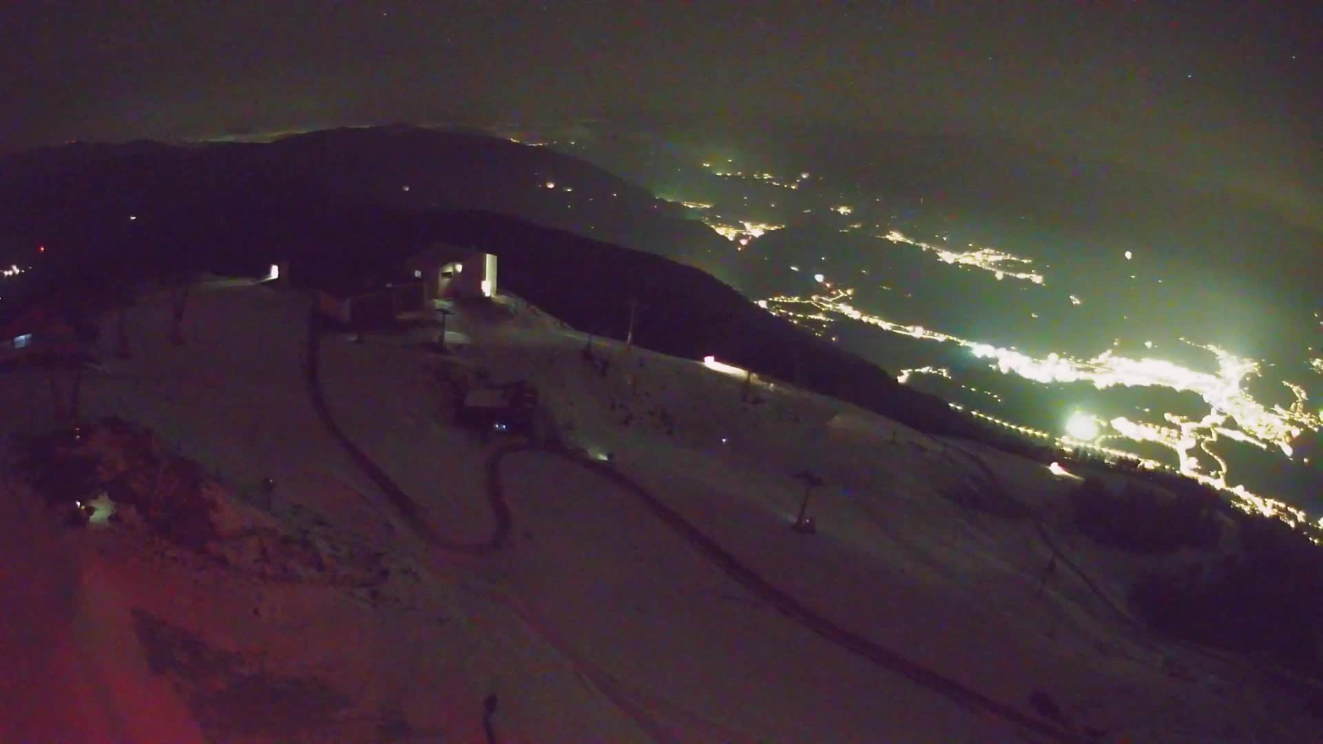 Station de ski Kronplatz sommet | vue sur Brunico