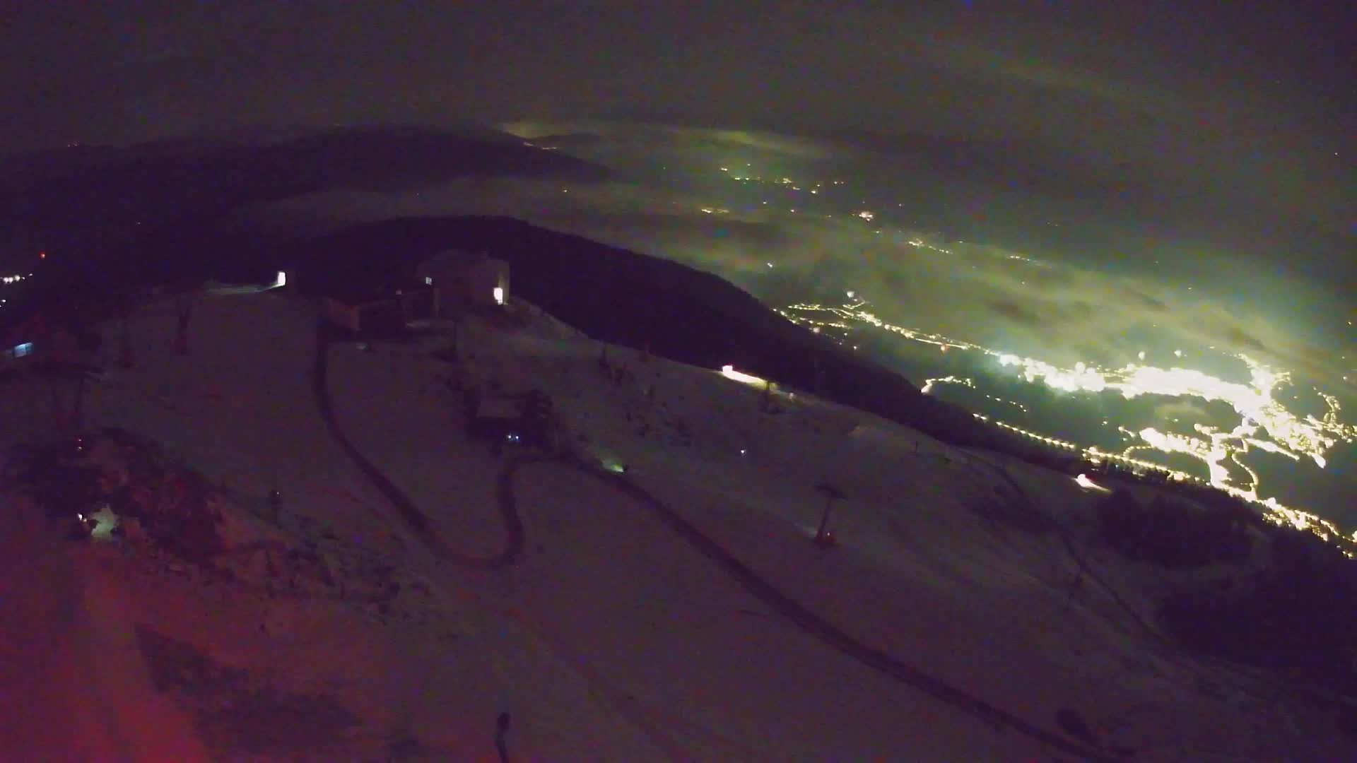 Skigebiet Kronplatz Gipfel | Blick auf Bruneck