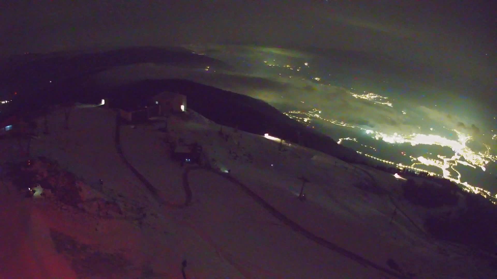 Skigebiet Kronplatz Gipfel | Blick auf Bruneck