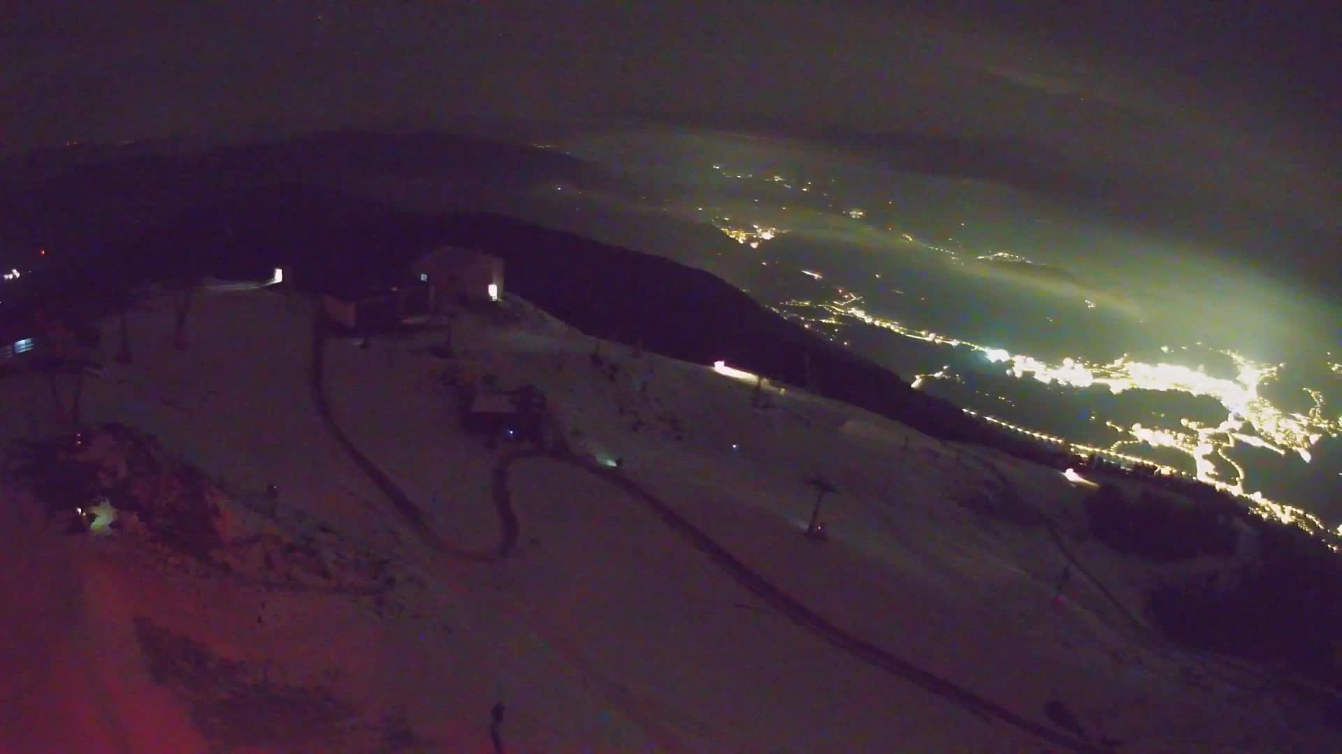 Station de ski Kronplatz sommet | vue sur Brunico