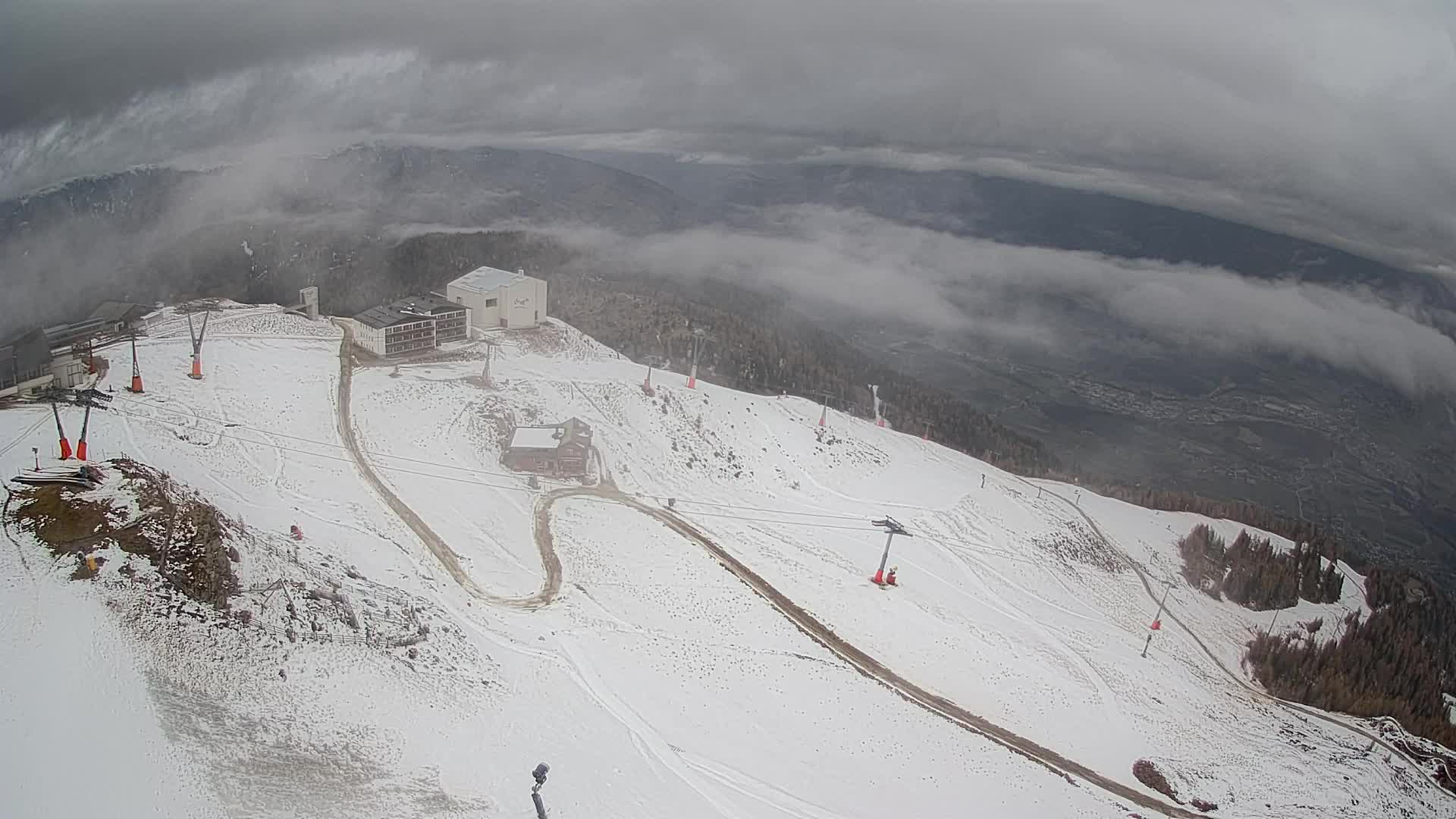 Smučišče Kronplatz – vrh | pogled na Bruneck