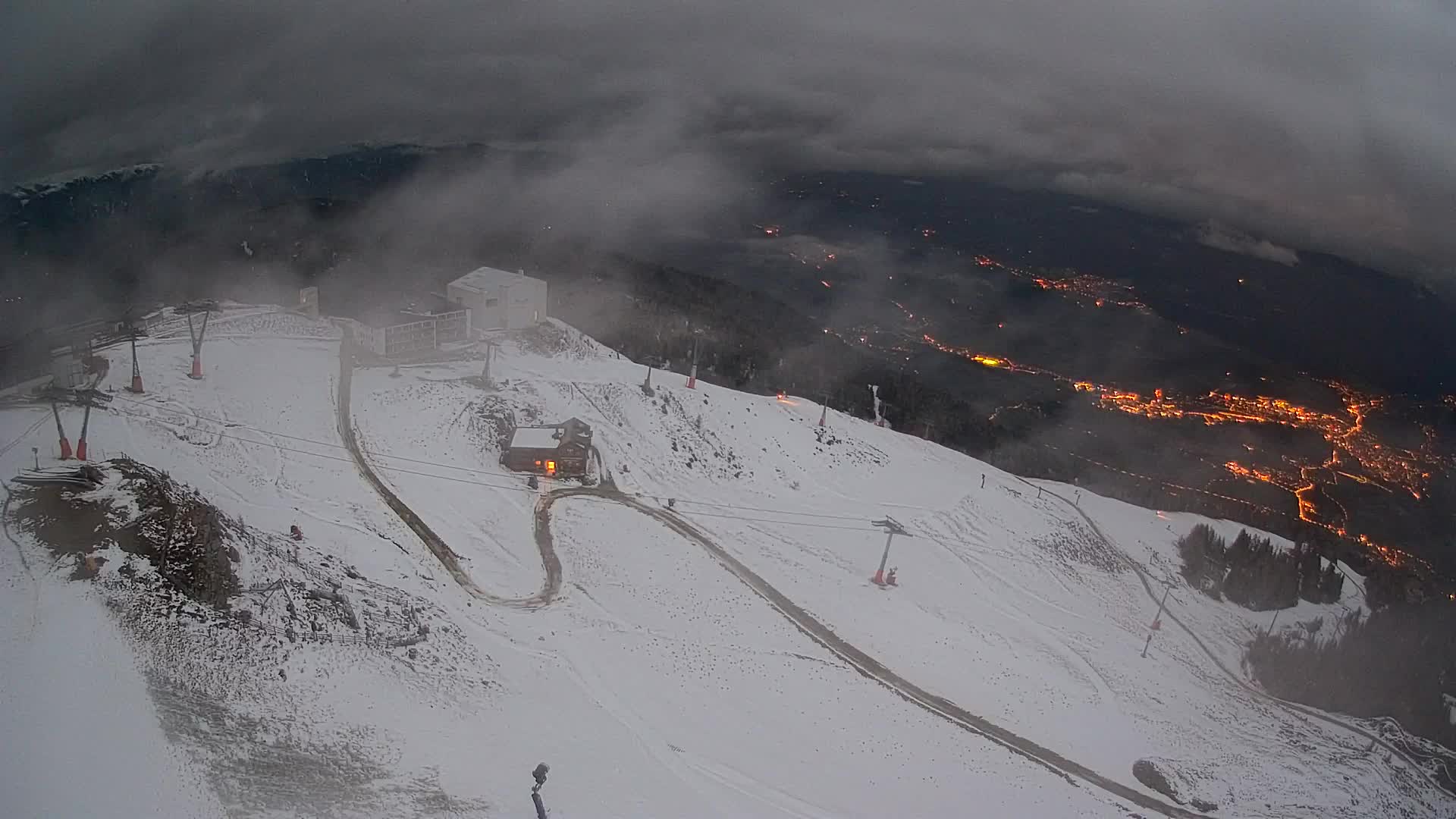 Skigebiet Kronplatz Gipfel | Blick auf Bruneck
