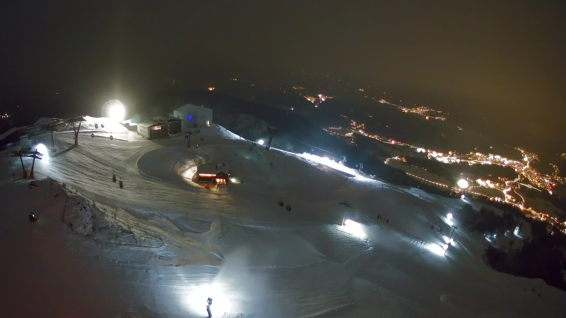 Skigebiet Kronplatz Gipfel | Blick auf Bruneck