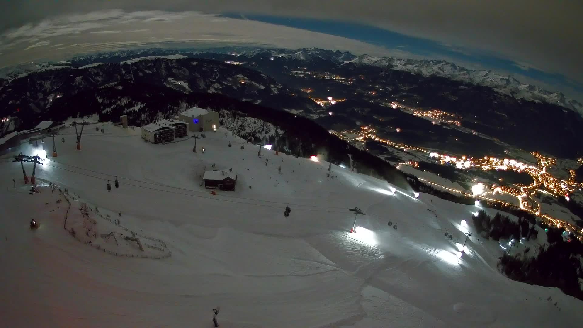 Smučišče Kronplatz – vrh | pogled na Bruneck