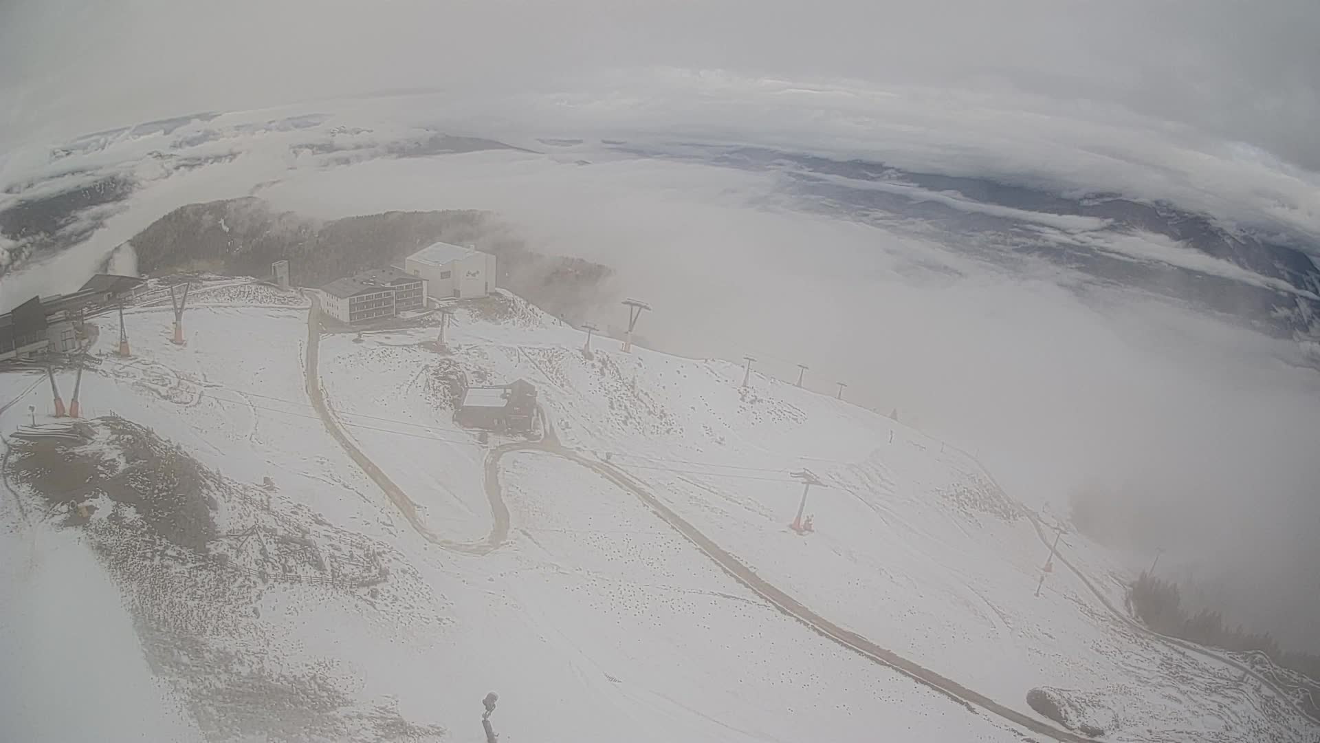 Stazione sciistica di Plan de Corones | vista su Brunico