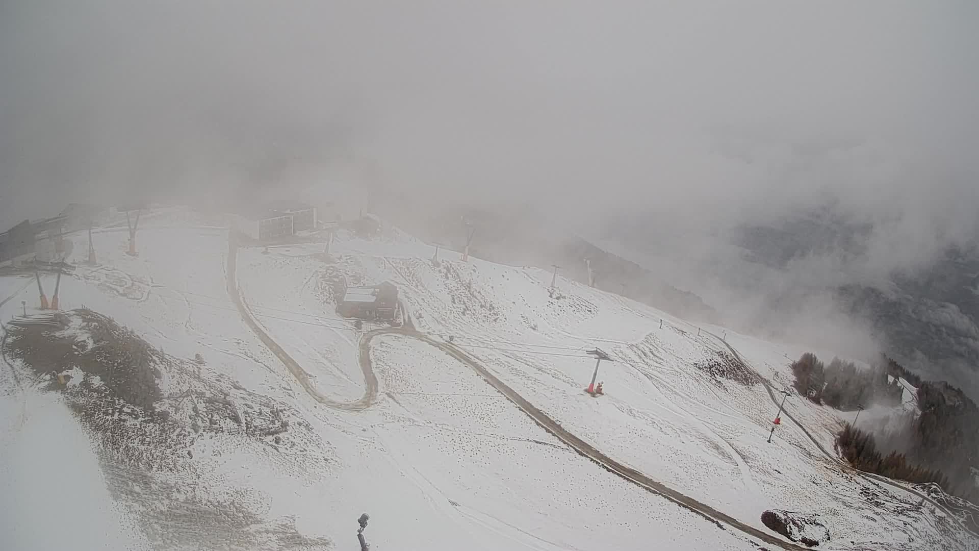 Kronplatz peak Ski resort | view to Bruneck