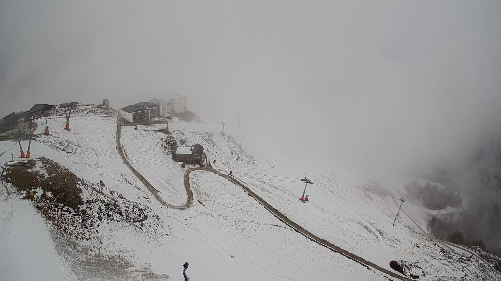 Station de ski Kronplatz sommet | vue sur Brunico
