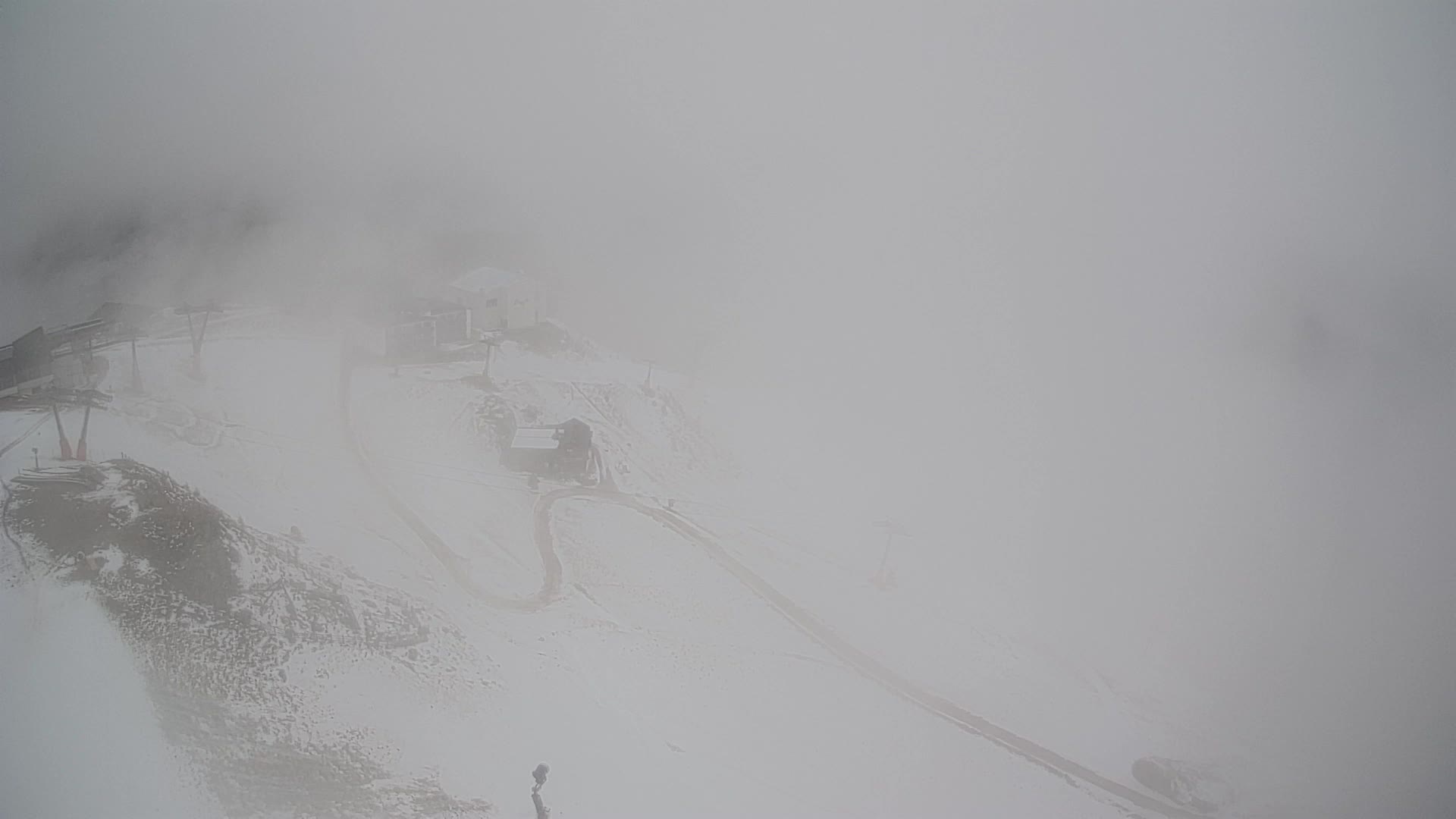 Cima estación de esquí Kronplatz | vista hacia Brunico