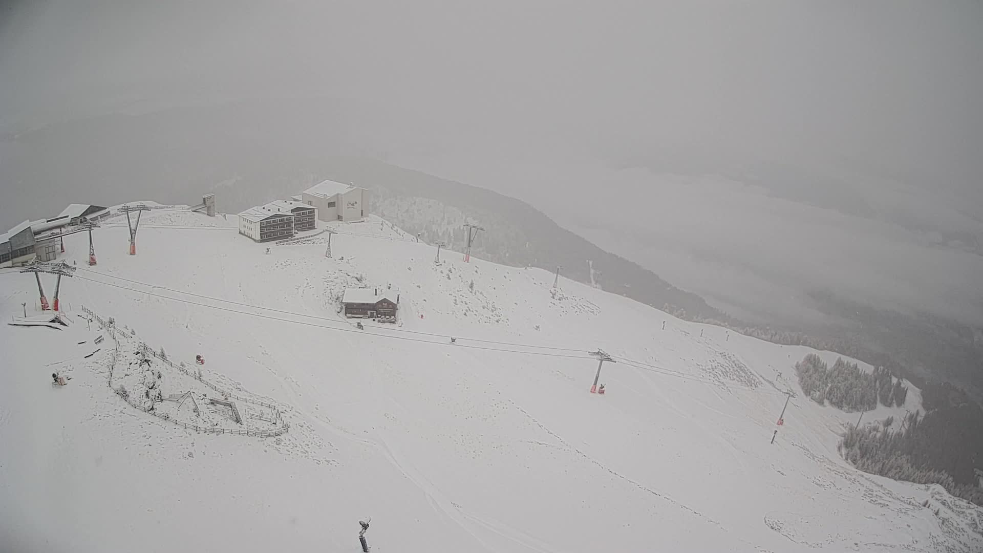 Kronplatz peak Ski resort | view to Bruneck