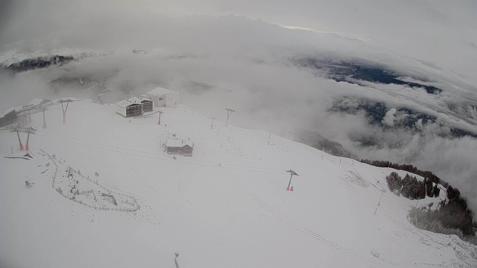 Stazione sciistica di Plan de Corones | vista su Brunico