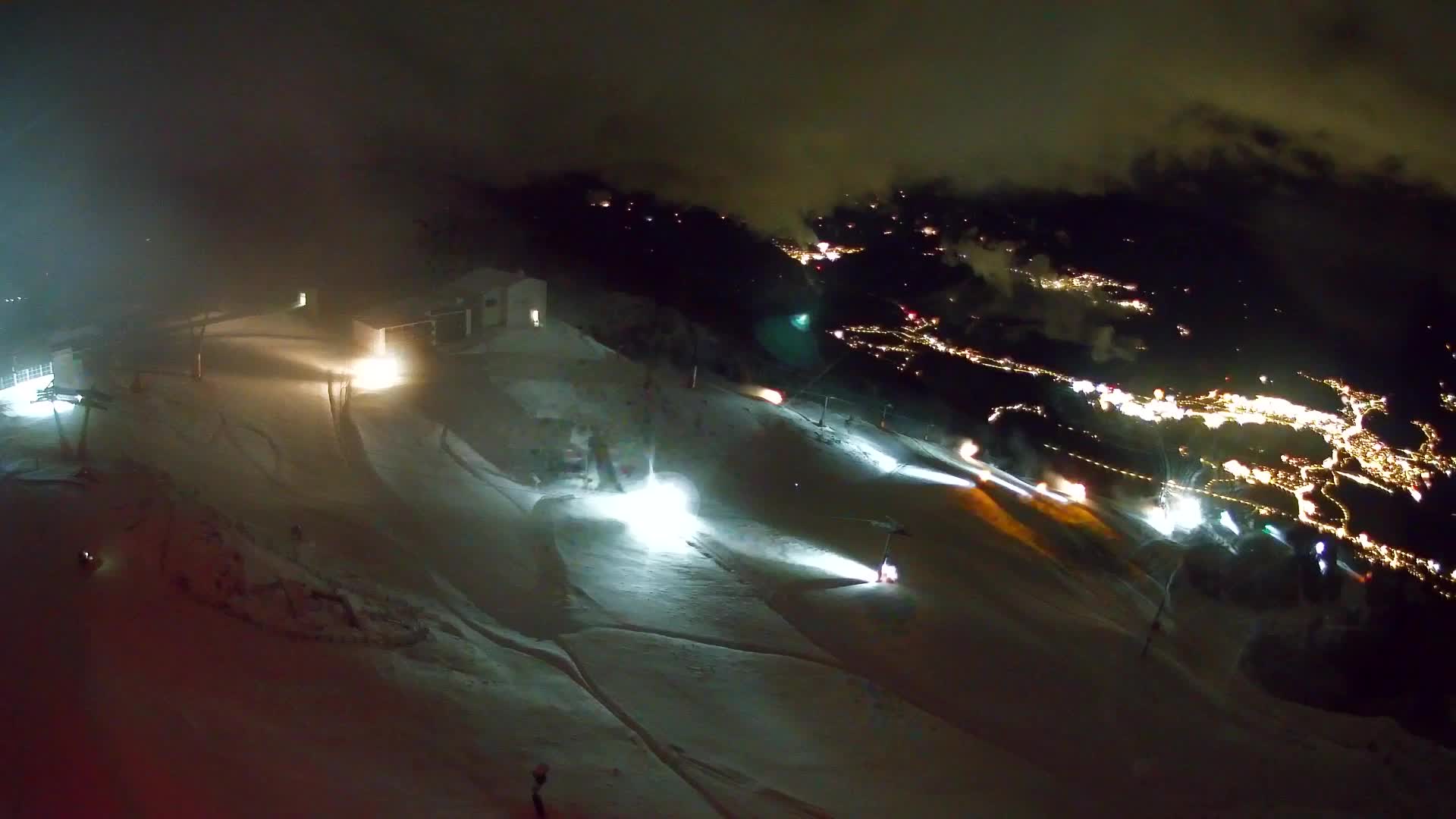 Station de ski Kronplatz sommet | vue sur Brunico