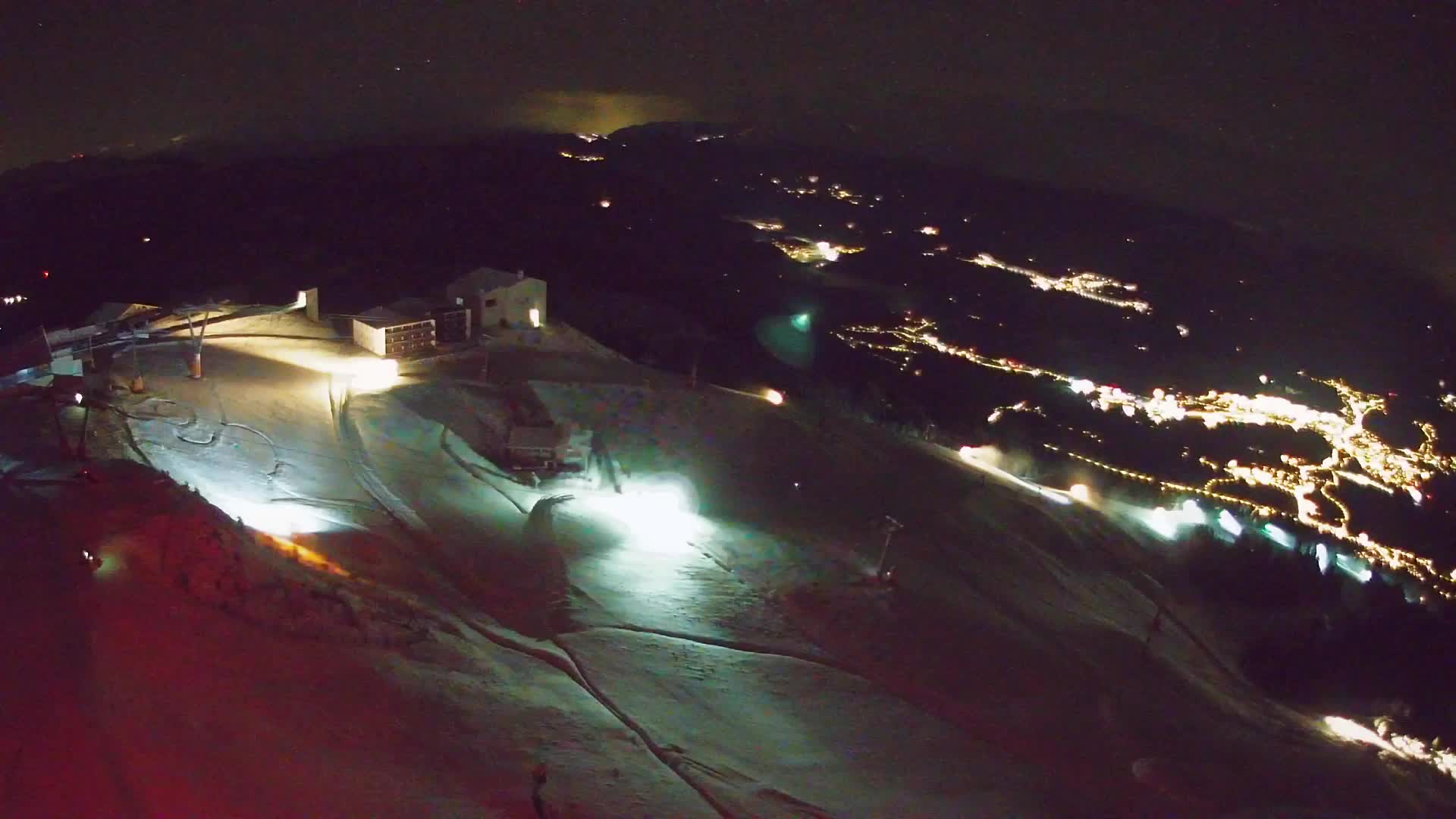 Station de ski Kronplatz sommet | vue sur Brunico