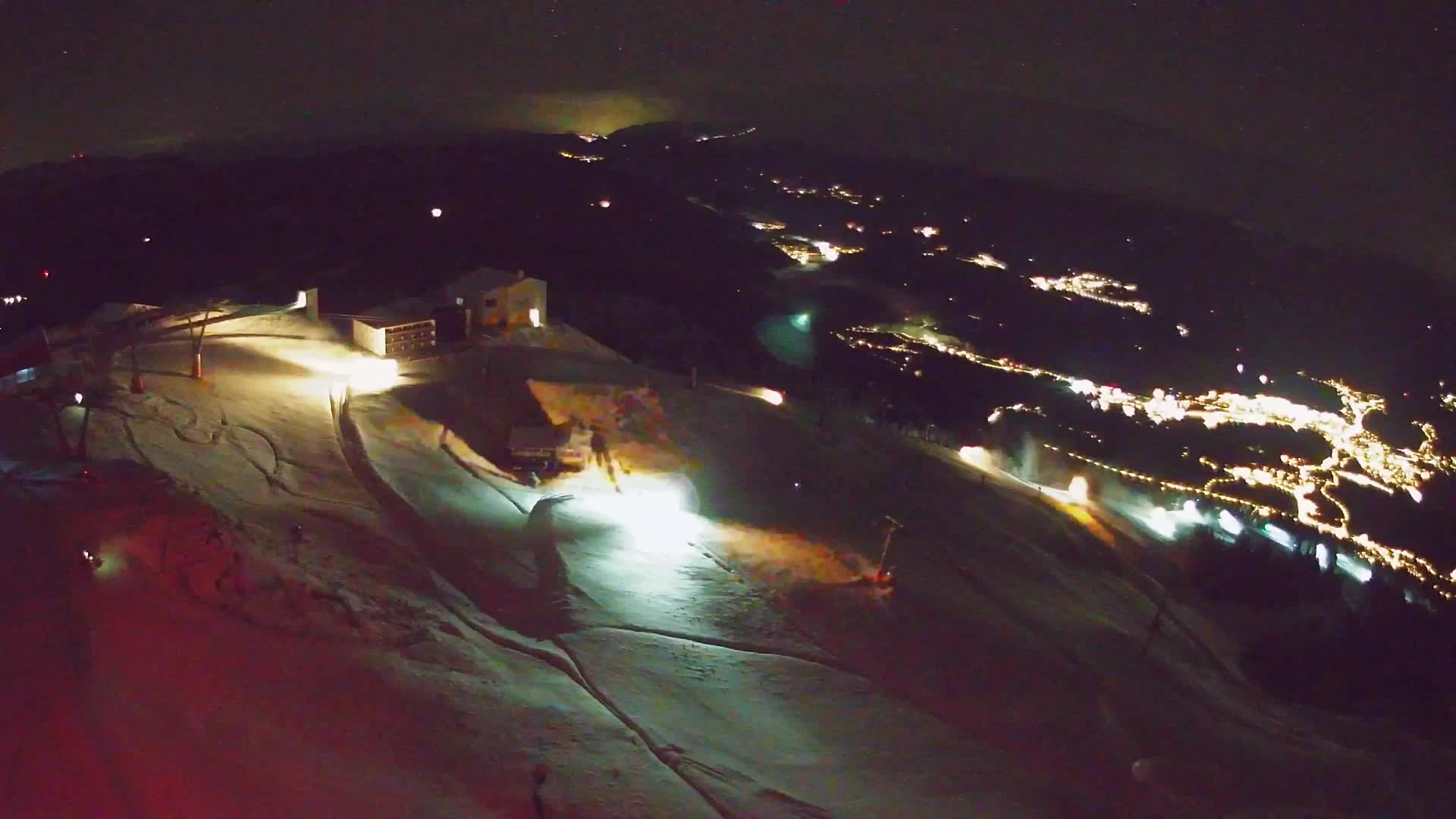 Station de ski Kronplatz sommet | vue sur Brunico