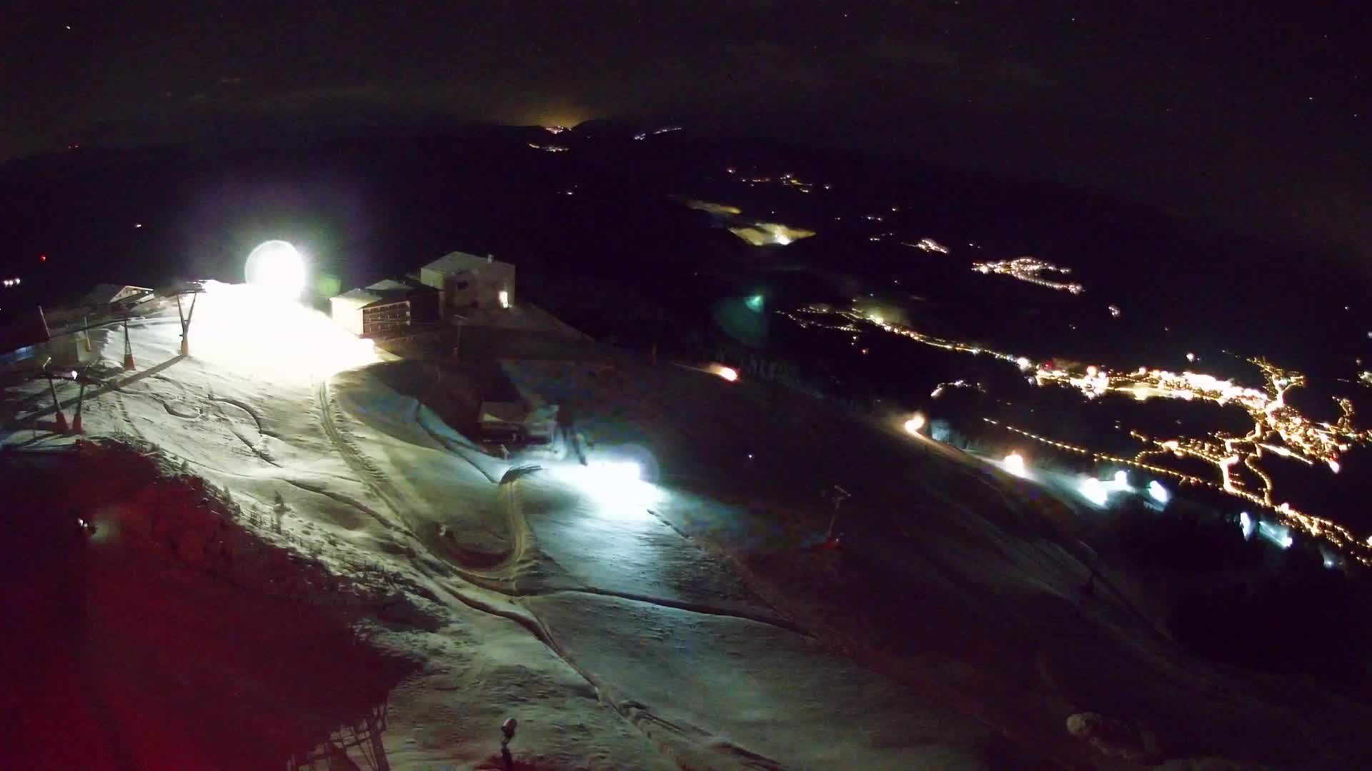 Skigebiet Kronplatz Gipfel | Blick auf Bruneck