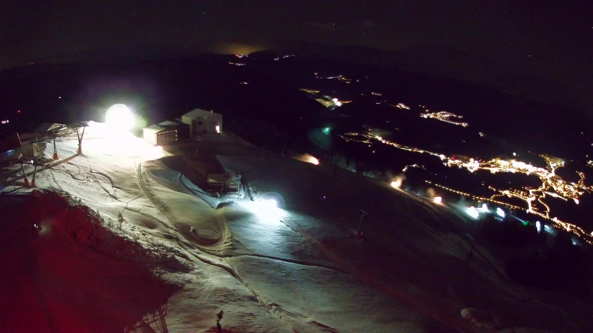 Kronplatz peak Ski resort | view to Bruneck