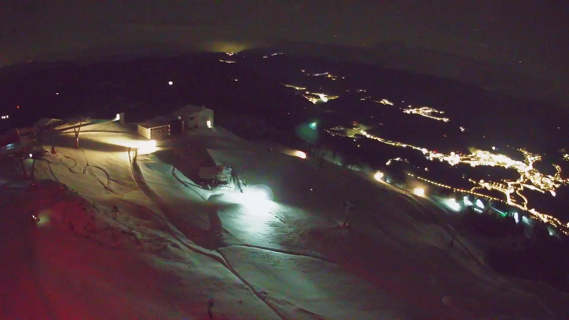 Station de ski Kronplatz sommet | vue sur Brunico