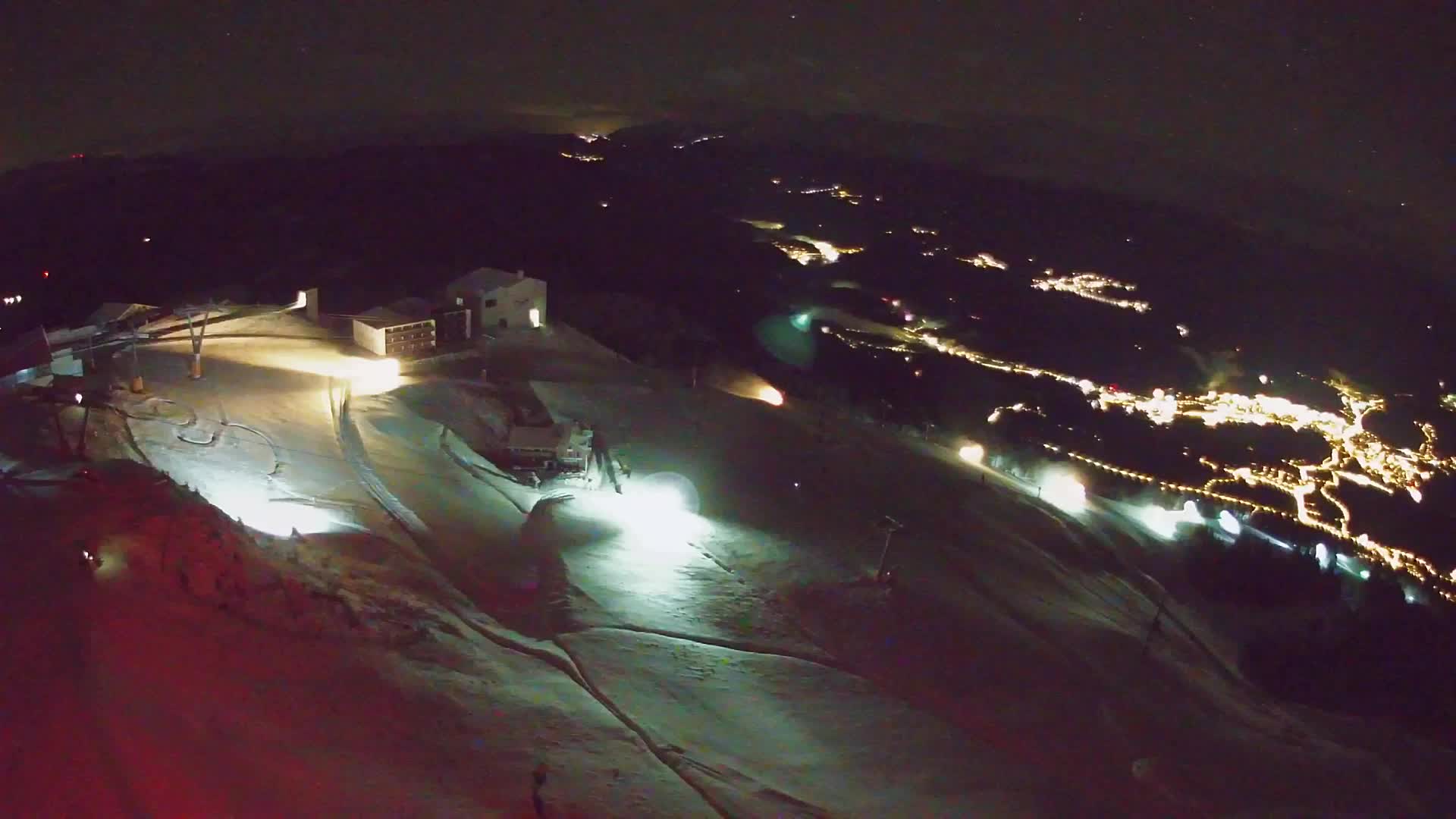 Kronplatz peak Ski resort | view to Bruneck
