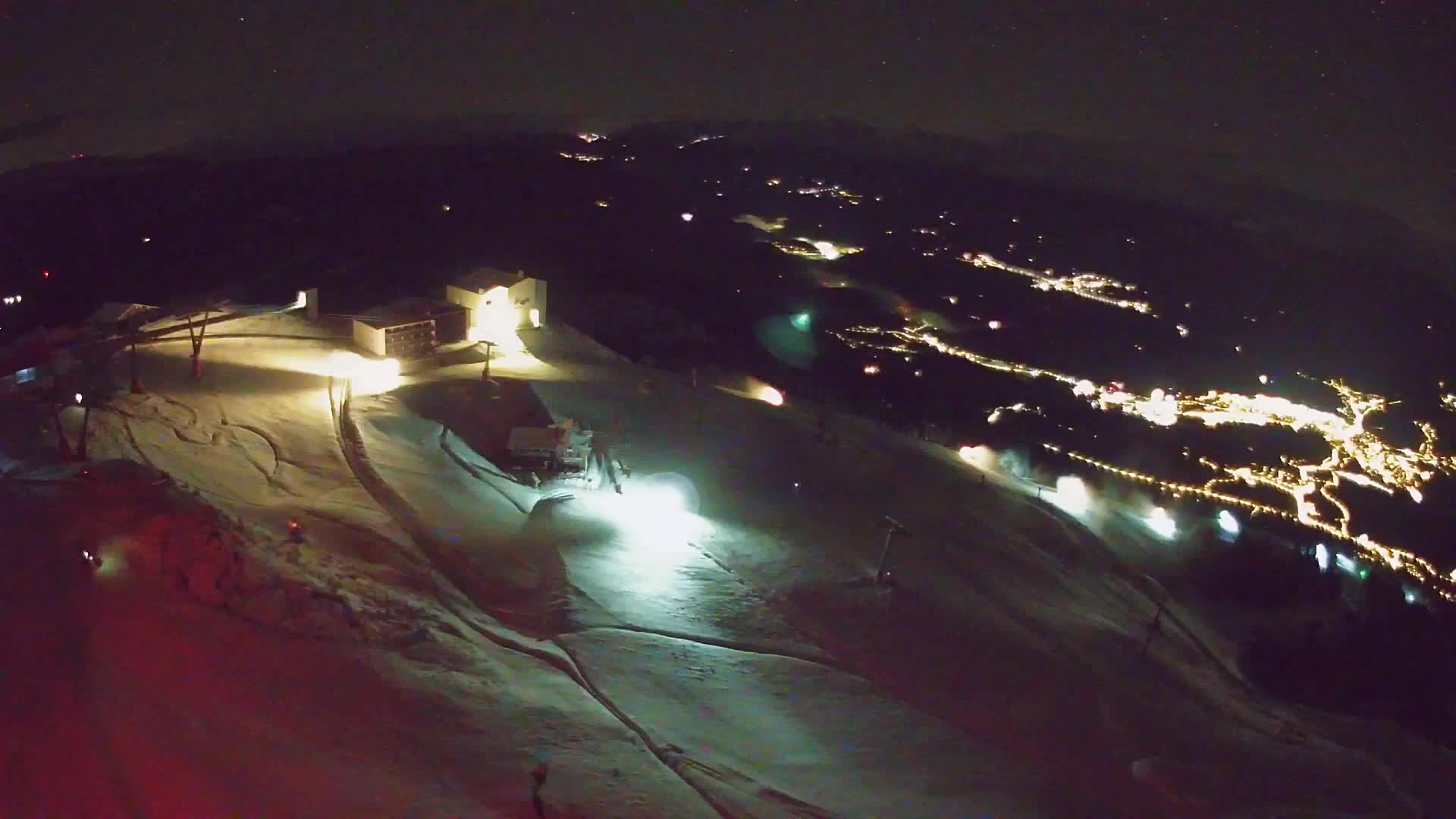 Kronplatz peak Ski resort | view to Bruneck