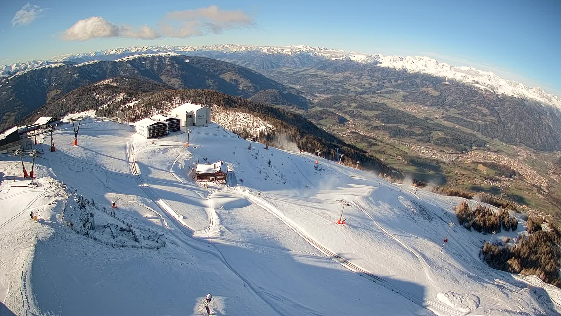 Smučišče Kronplatz – vrh | pogled na Bruneck