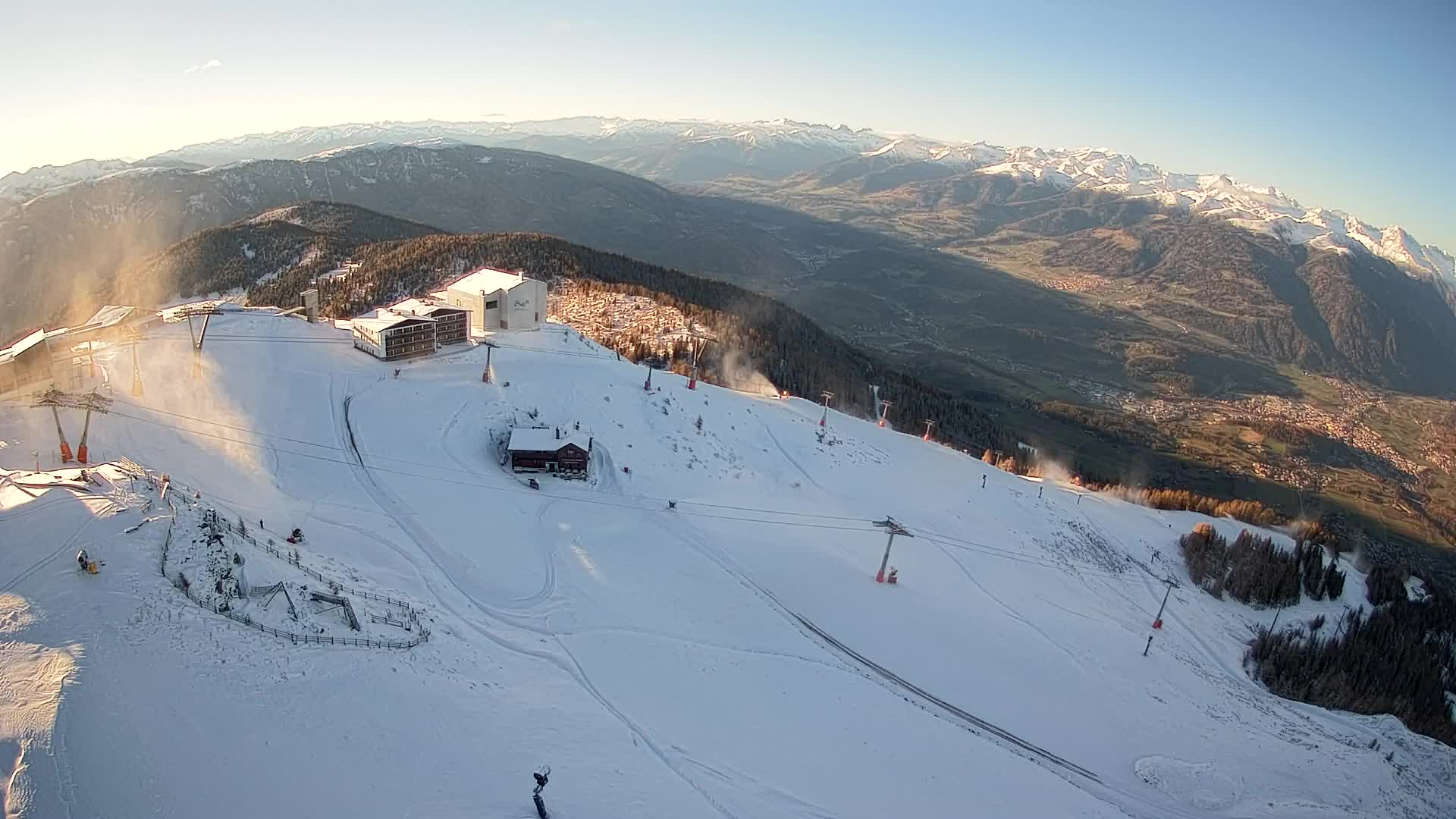 Smučišče Kronplatz – vrh | pogled na Bruneck