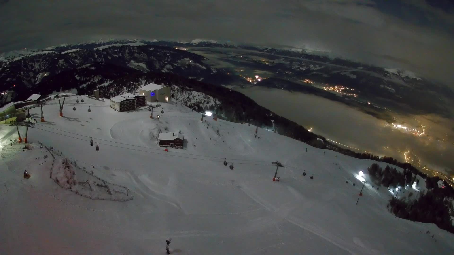 Smučišče Kronplatz – vrh | pogled na Bruneck