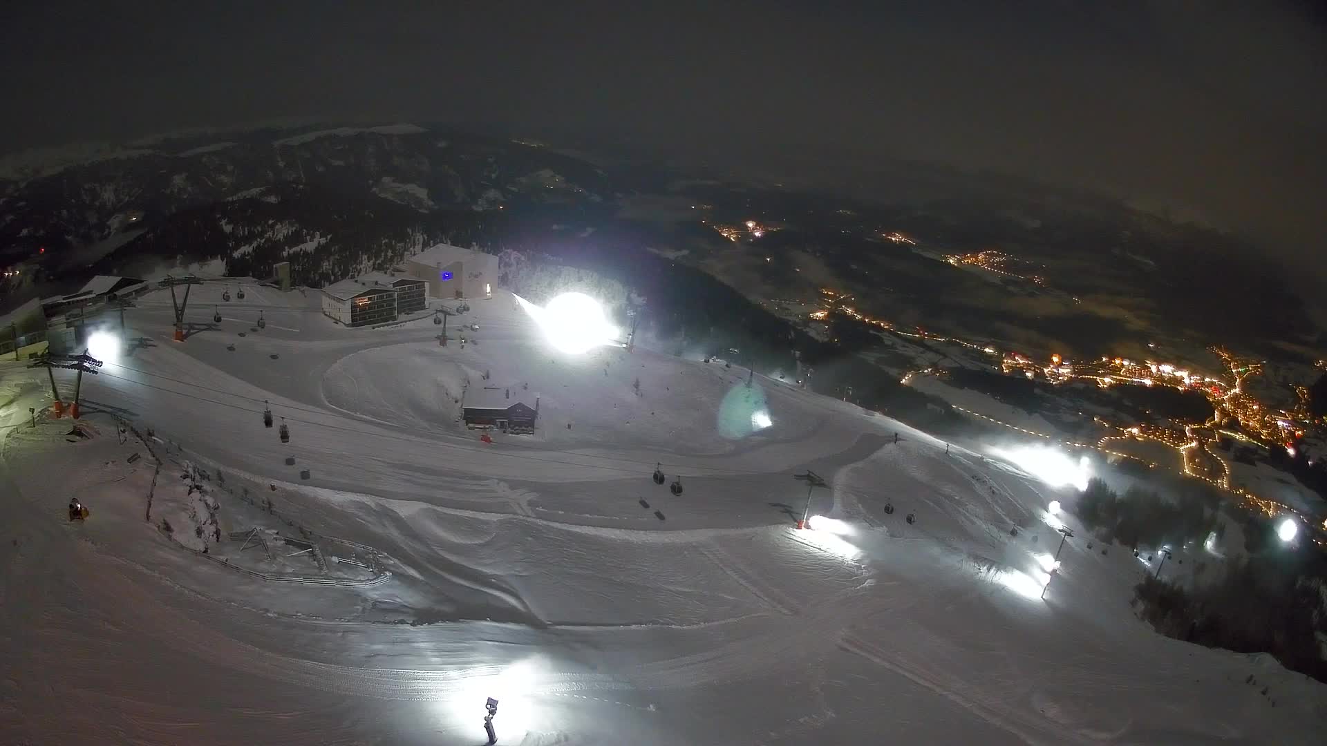 Kronplatz peak Ski resort | view to Bruneck