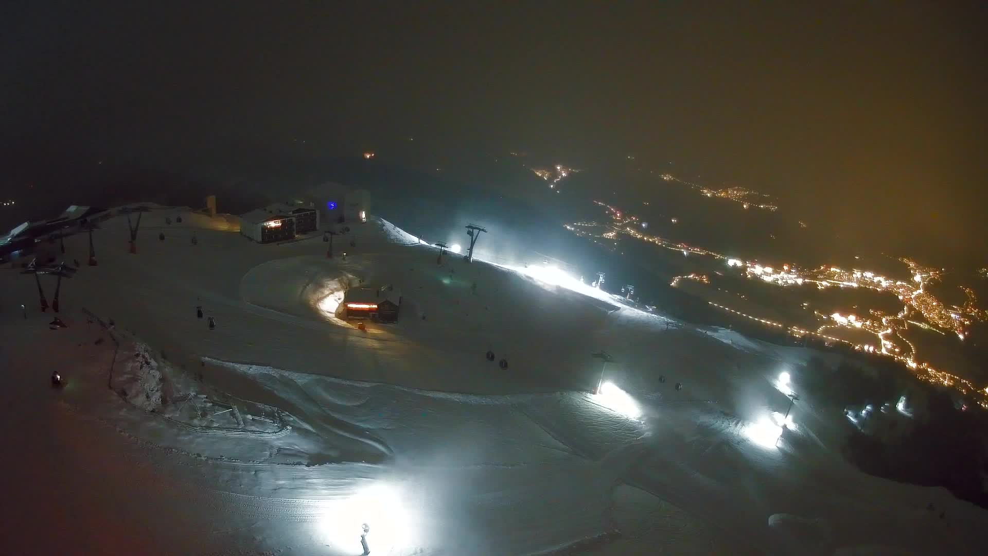 Kronplatz peak Ski resort | view to Bruneck