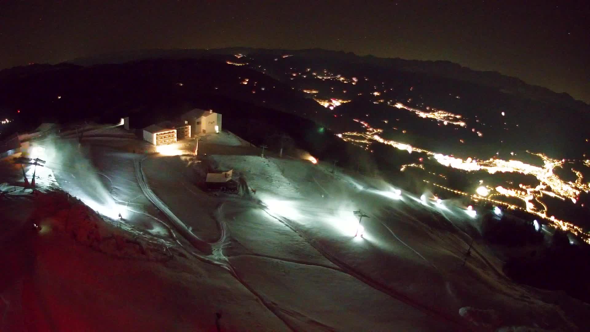 Kronplatz peak Ski resort | view to Bruneck