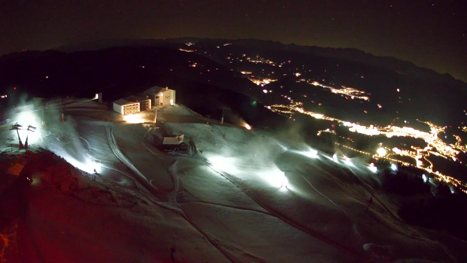 Kronplatz peak Ski resort | view to Bruneck