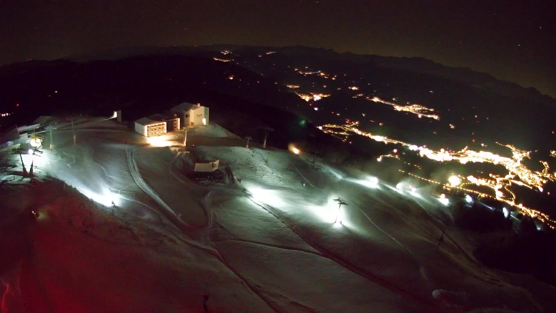 Kronplatz peak Ski resort | view to Bruneck