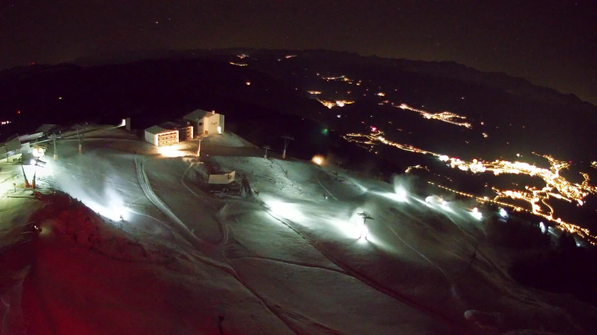 Stazione sciistica di Plan de Corones | vista su Brunico