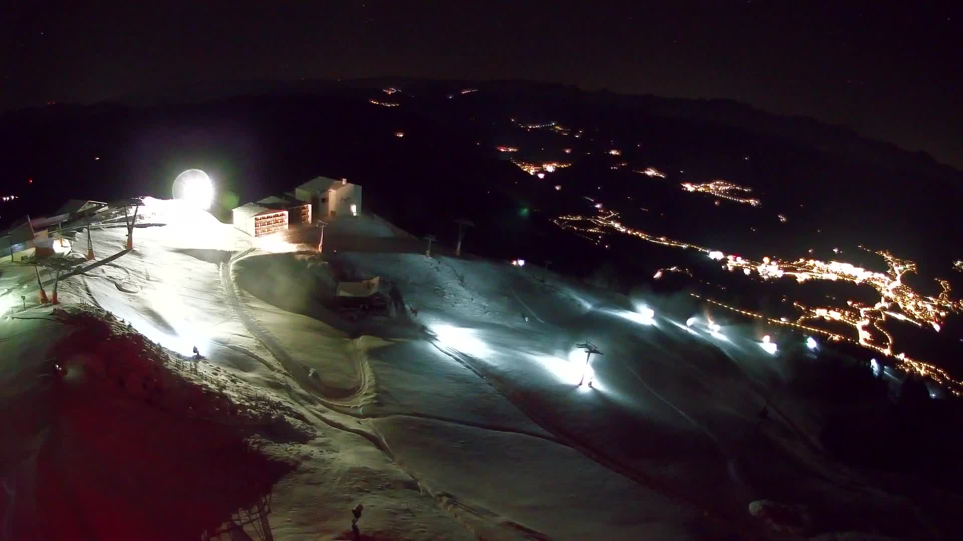 Skigebiet Kronplatz Gipfel | Blick auf Bruneck