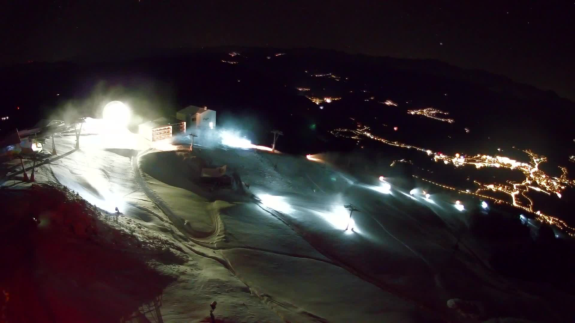 Station de ski Kronplatz sommet | vue sur Brunico