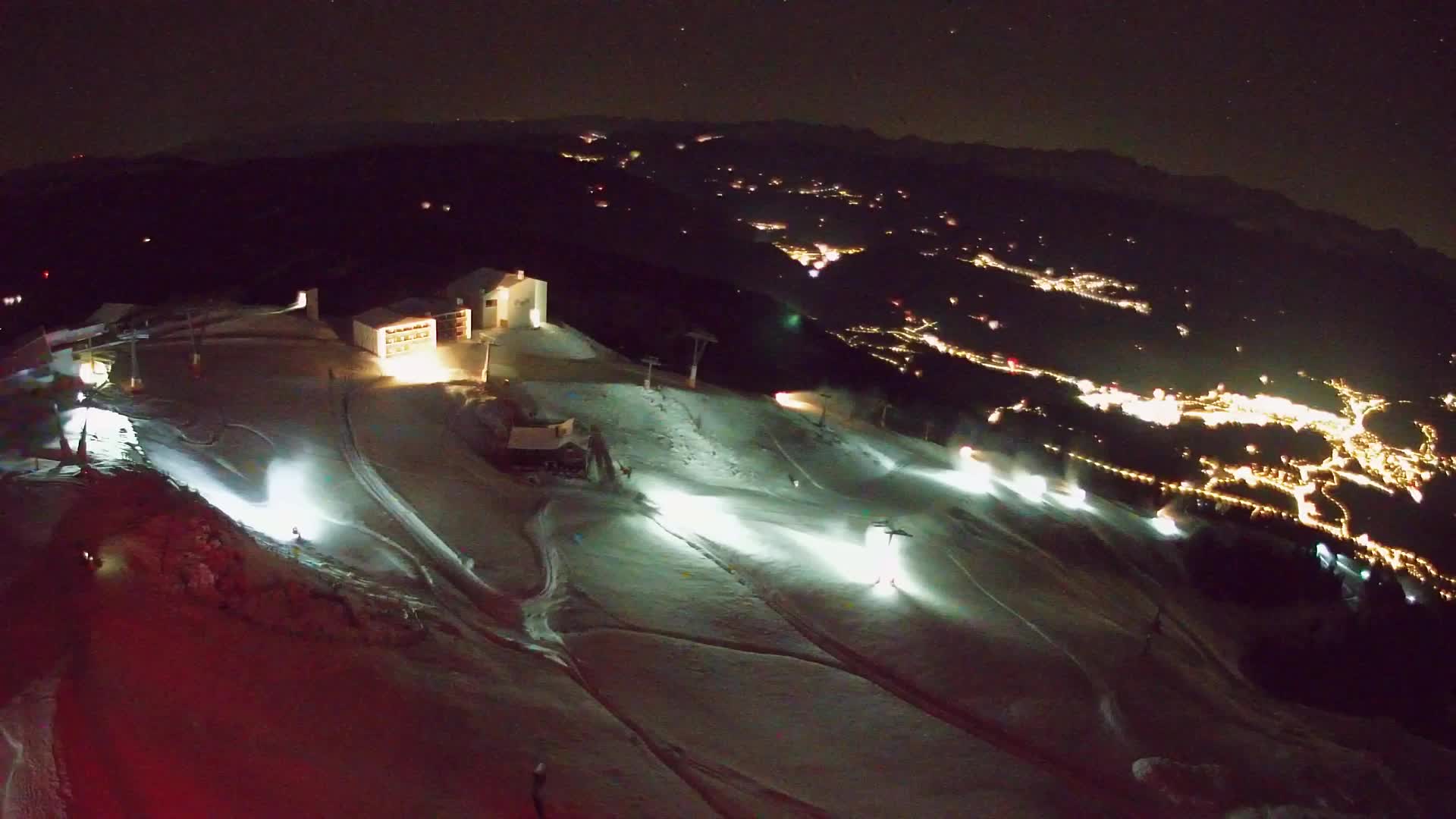 Skigebiet Kronplatz Gipfel | Blick auf Bruneck