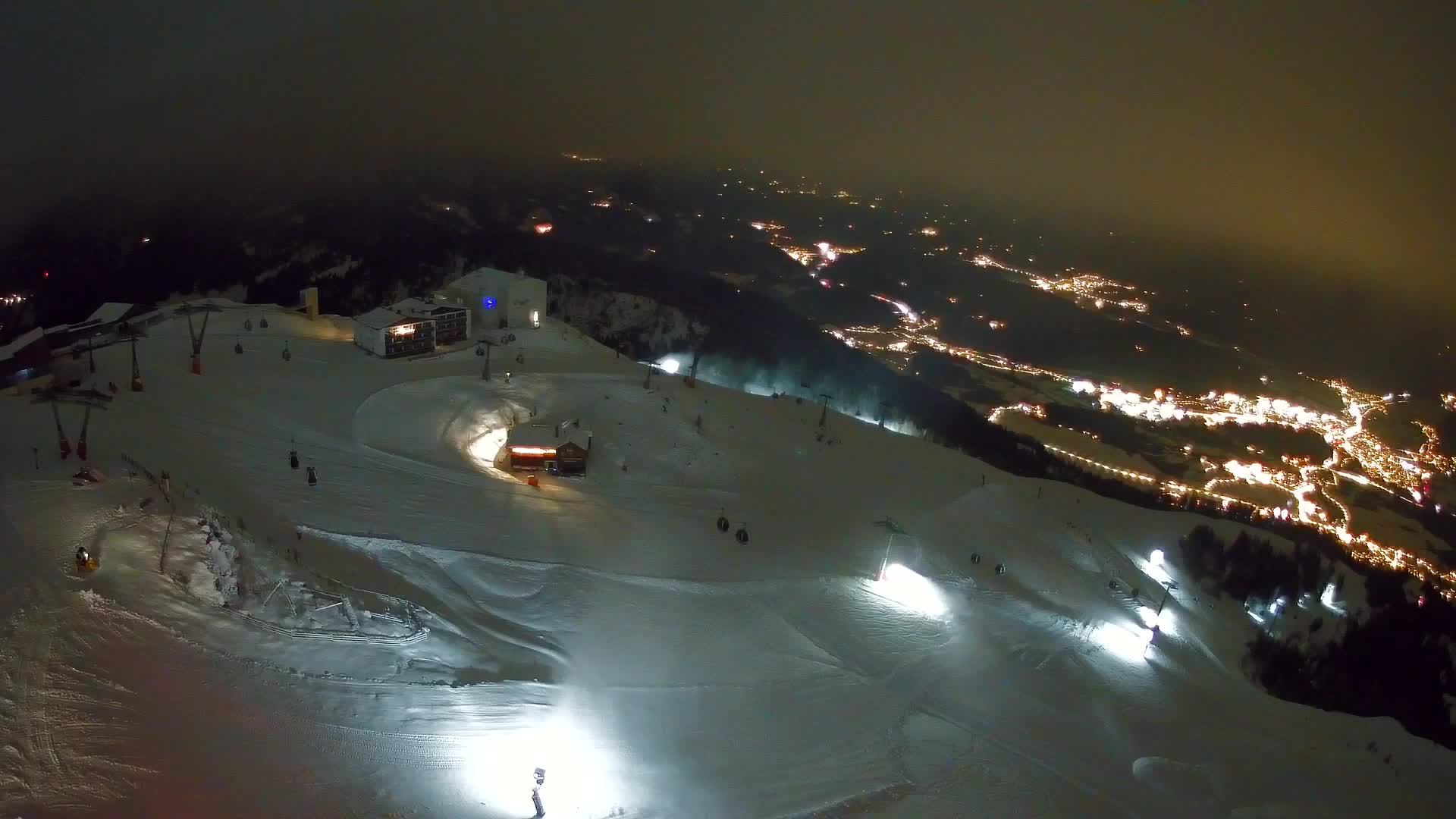 Kronplatz peak Ski resort | view to Bruneck