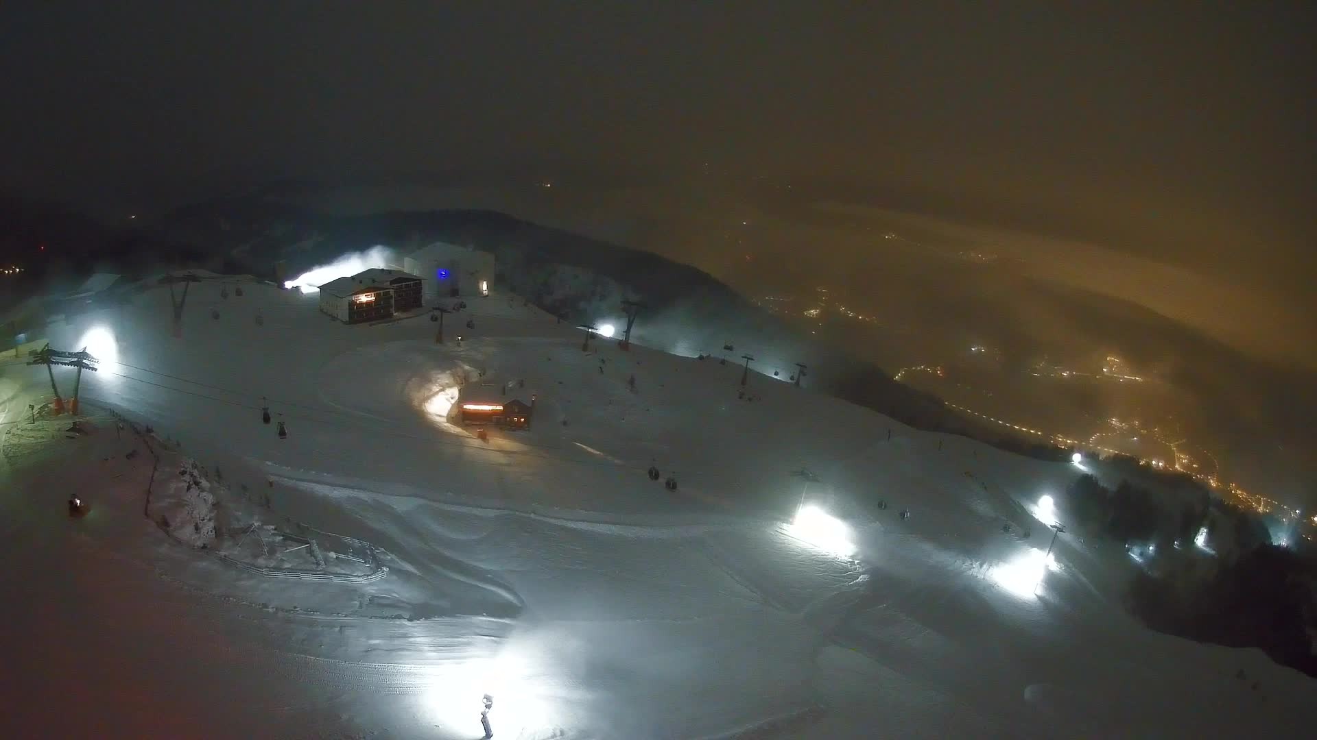 Skigebiet Kronplatz Gipfel | Blick auf Bruneck