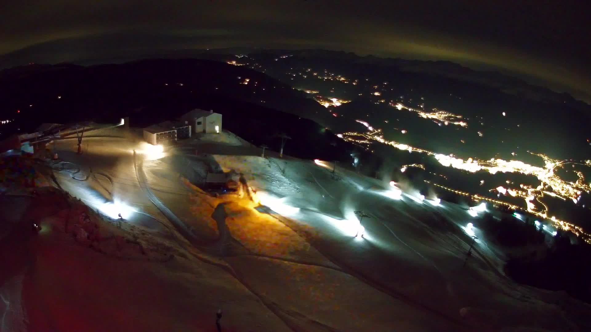 Kronplatz peak Ski resort | view to Bruneck